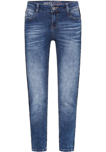 SOCCX 7/8-Jeans, mit seitlichen Ziernähten kaufen