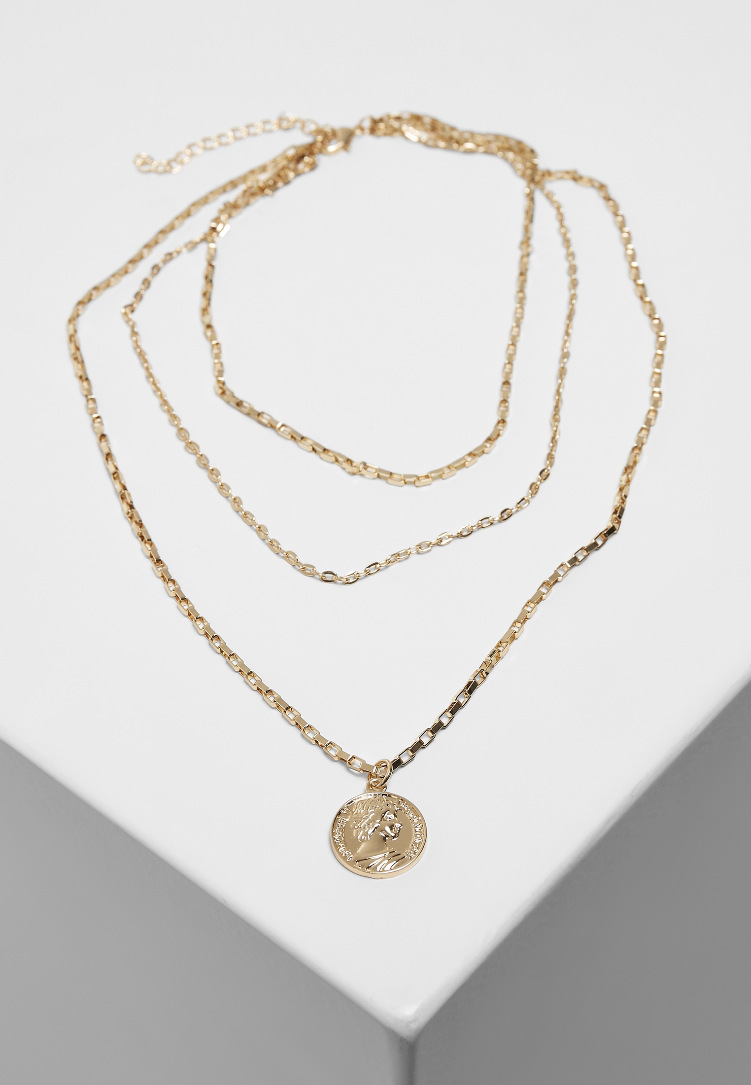 URBAN CLASSICS Edelstahlkette »Accessoires Layering Amulet Necklace«  bestellen | I'm walking