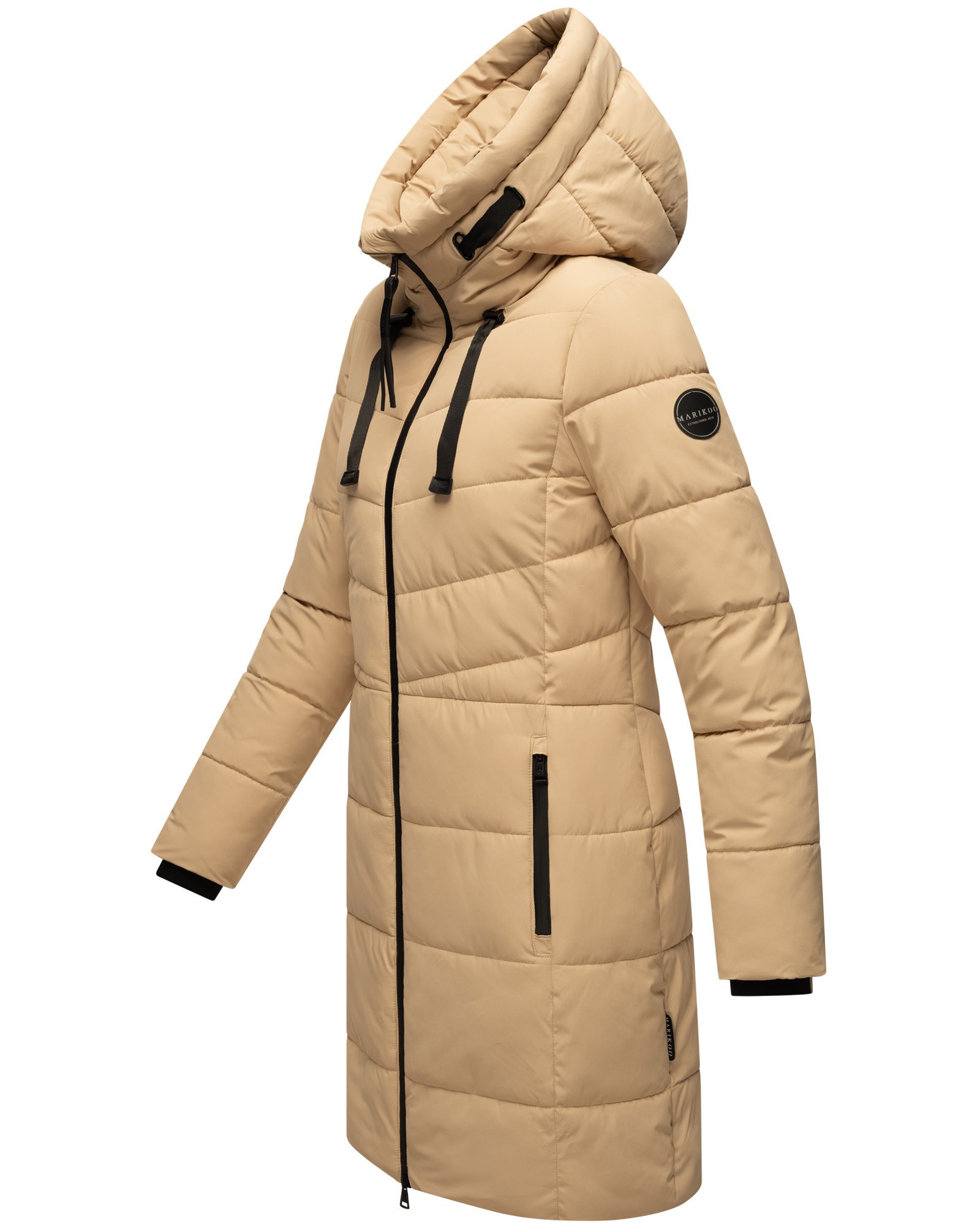 Marikoo Winterjacke »Natsukoo XVI«, Stepp Mantel mit großer Kapuze online  kaufen | I\'m walking | Jacken