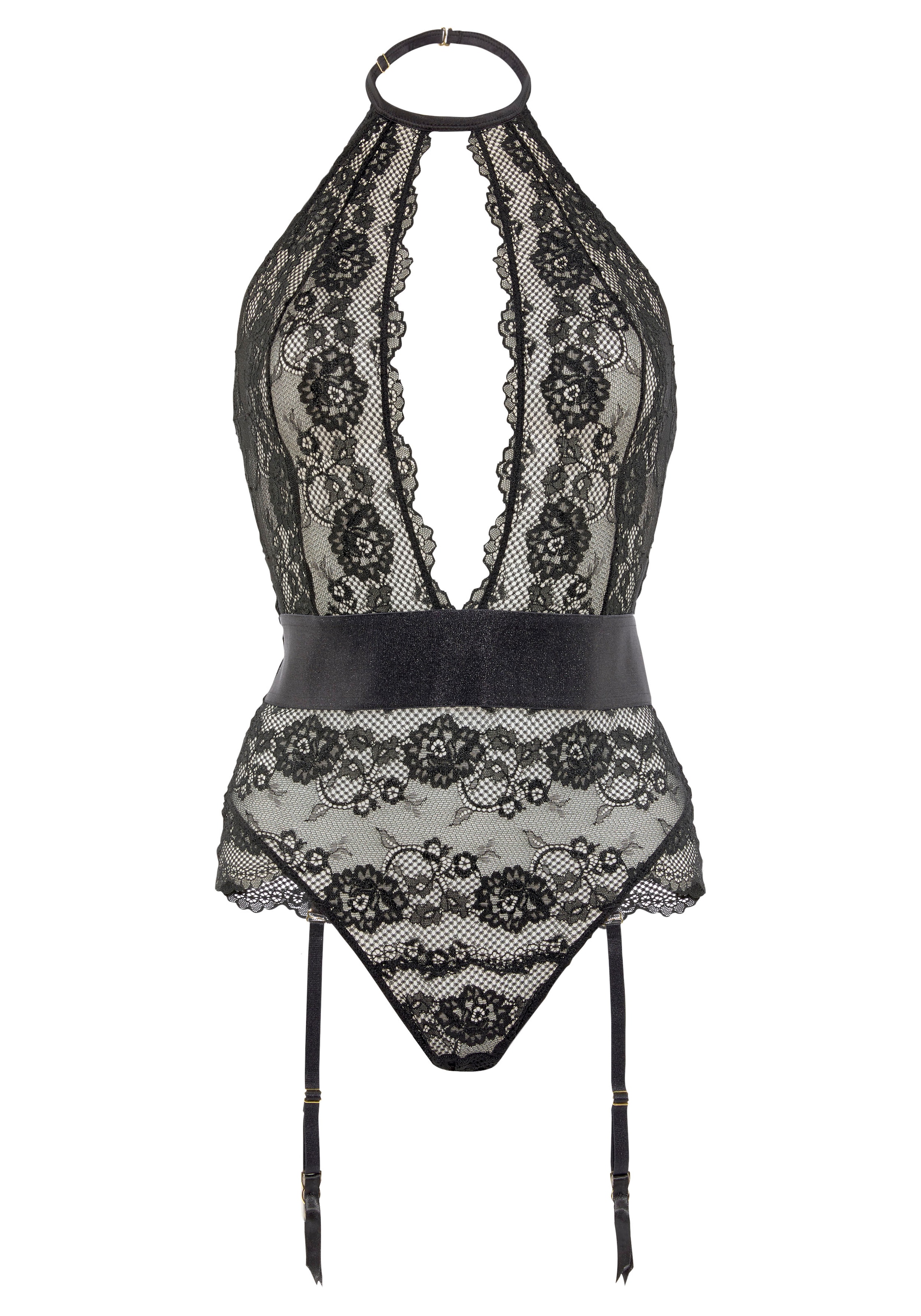 JETTE Stringbody, aus transparenter Spitze, sexy Dessous kaufen