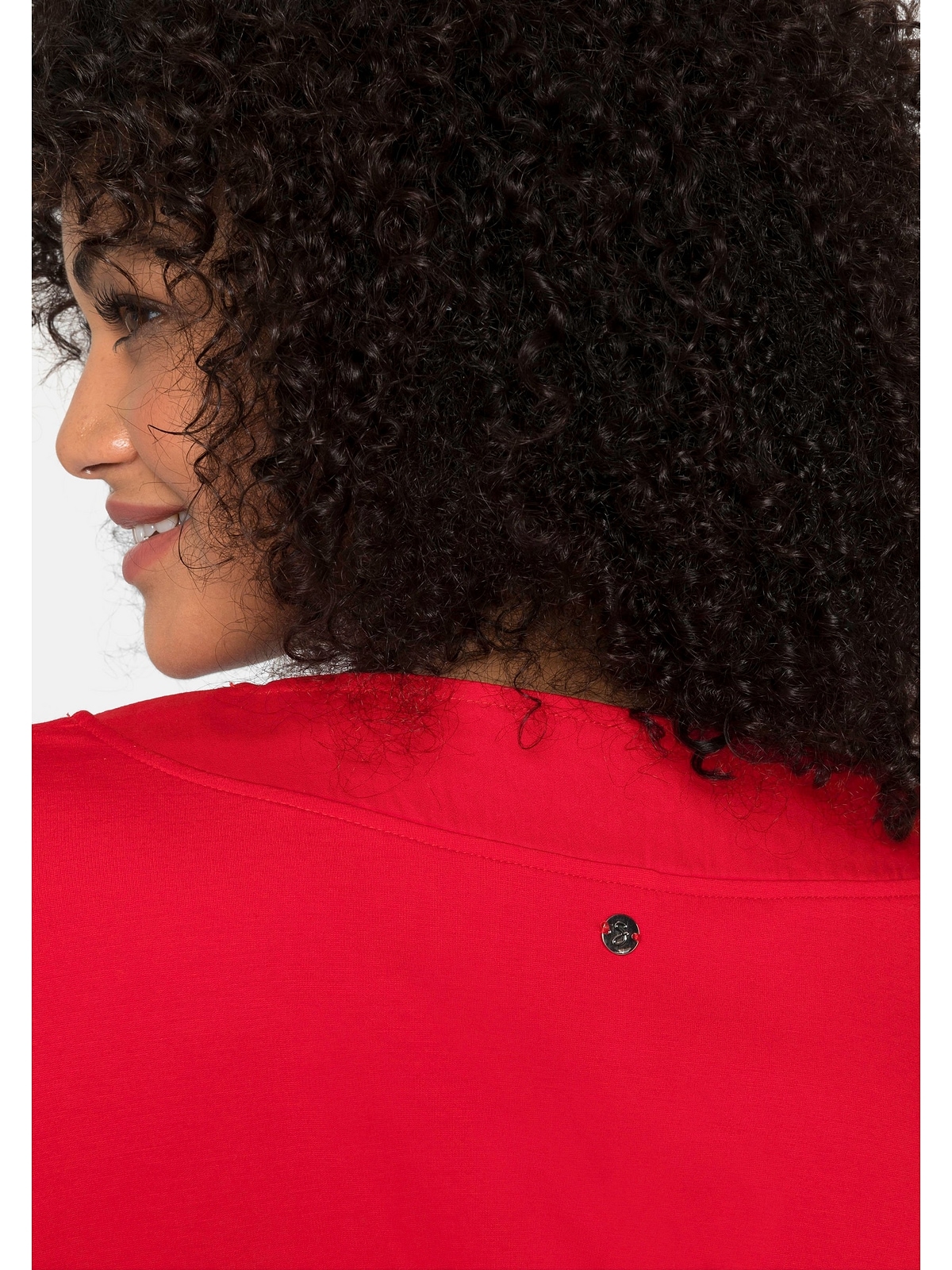 Sheego Langarmshirt »Große Größen«, mit Webbändern an den Ärmeln kaufen