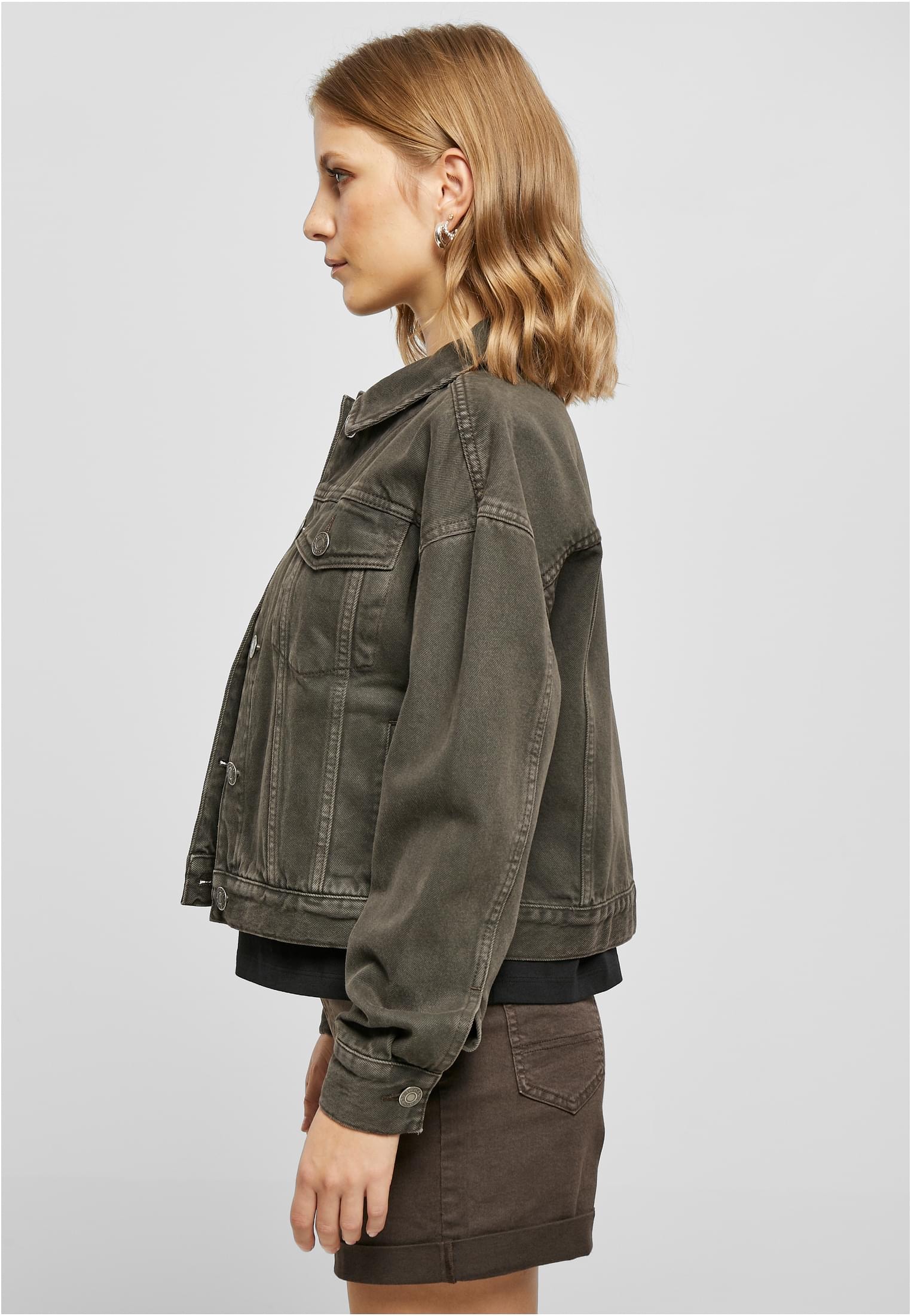 URBAN CLASSICS Outdoorjacke »Damen Ladies I\'m St.) kaufen Jacket«, | online Denim walking Colored (1 Oversized