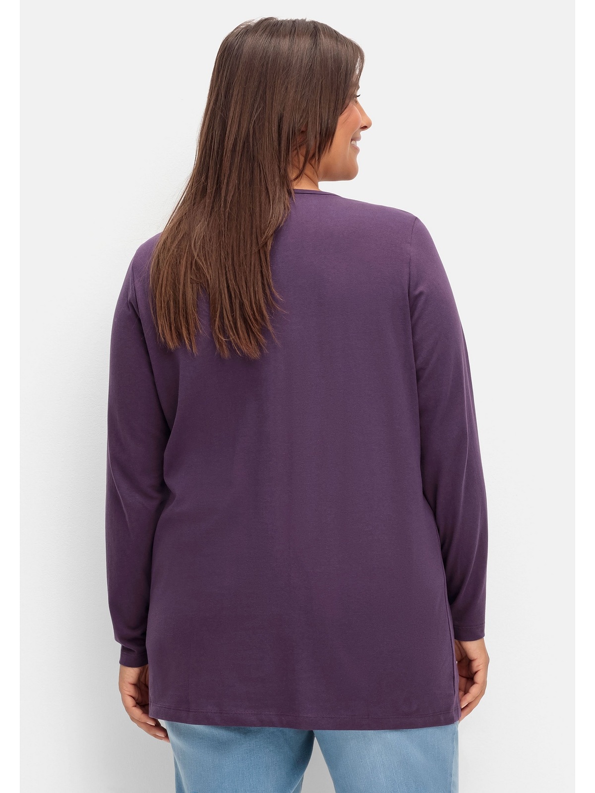 Sheego Longshirt »Große Größen«, mit aufgesetzten online kaufen Taschen I\'m walking 