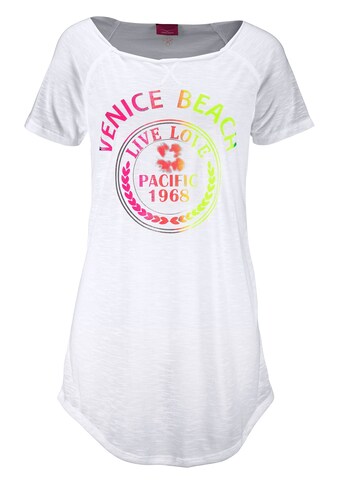 Venice Beach Longshirt, mit Frontprint kaufen