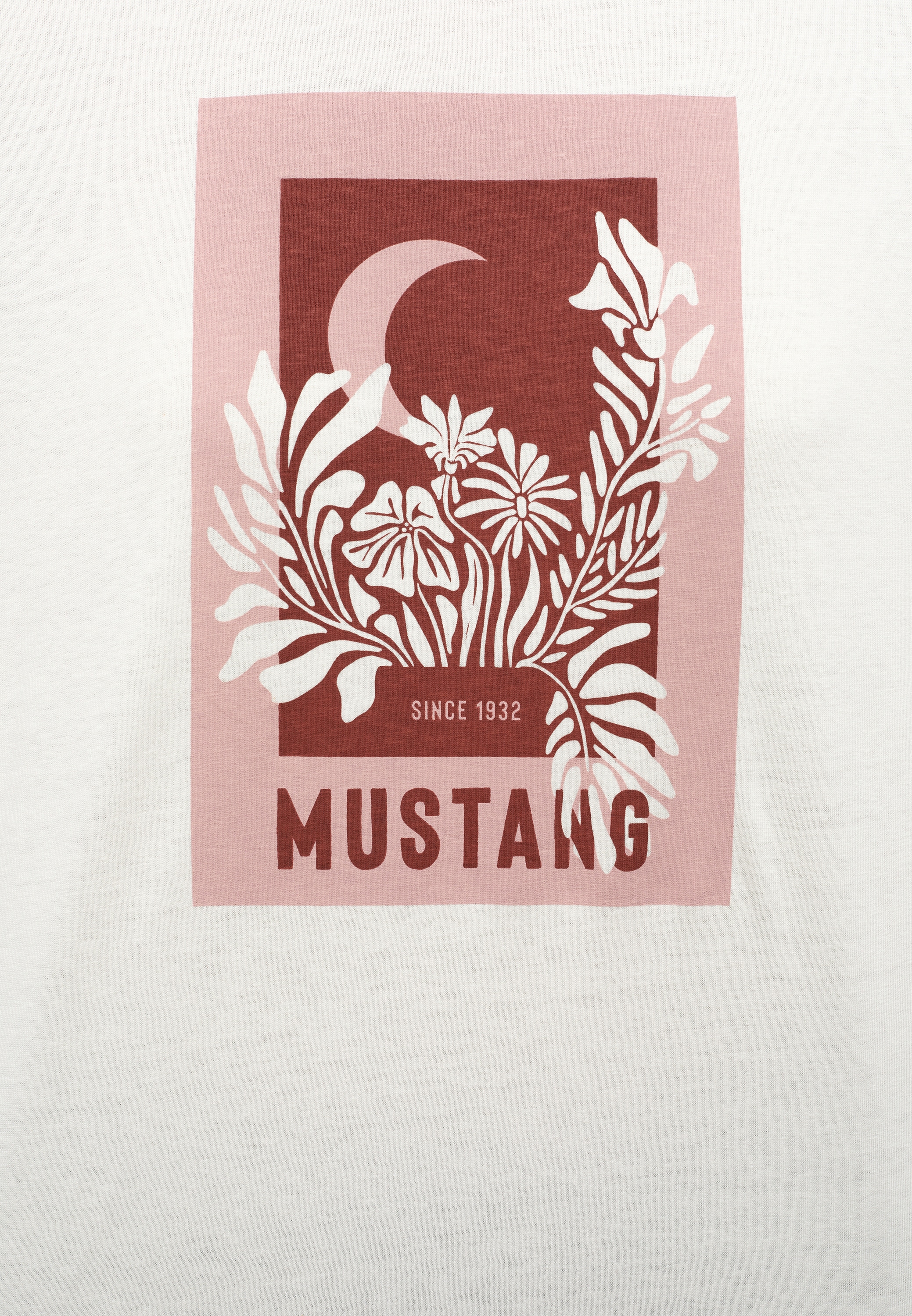 MUSTANG Kurzarmshirt »Mustang Print-Shirt« | walking I\'m online T-Shirt
