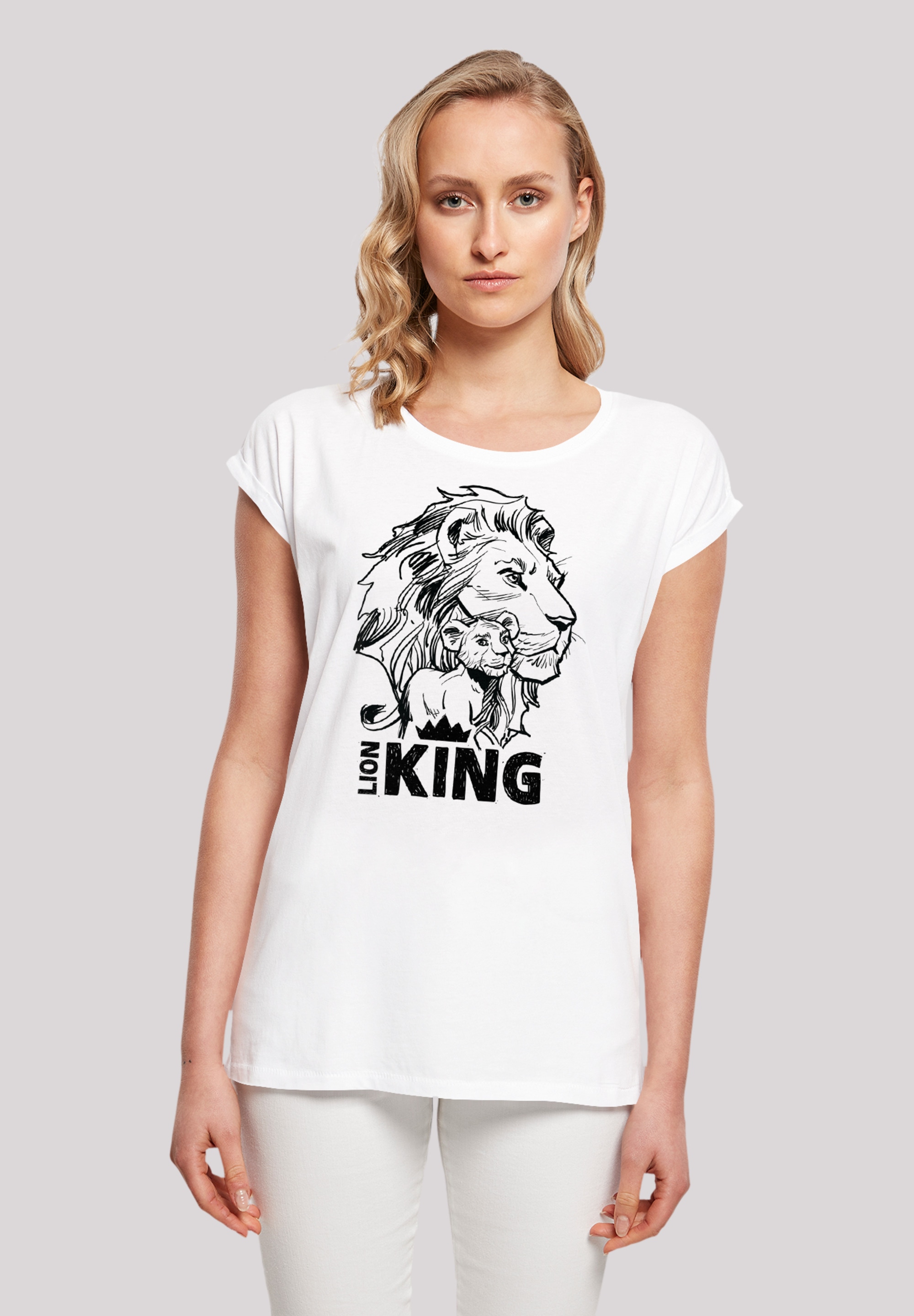 Premium Löwen online Qualität König F4NT4STIC »Disney der | Together kaufen white«, walking T-Shirt I\'m