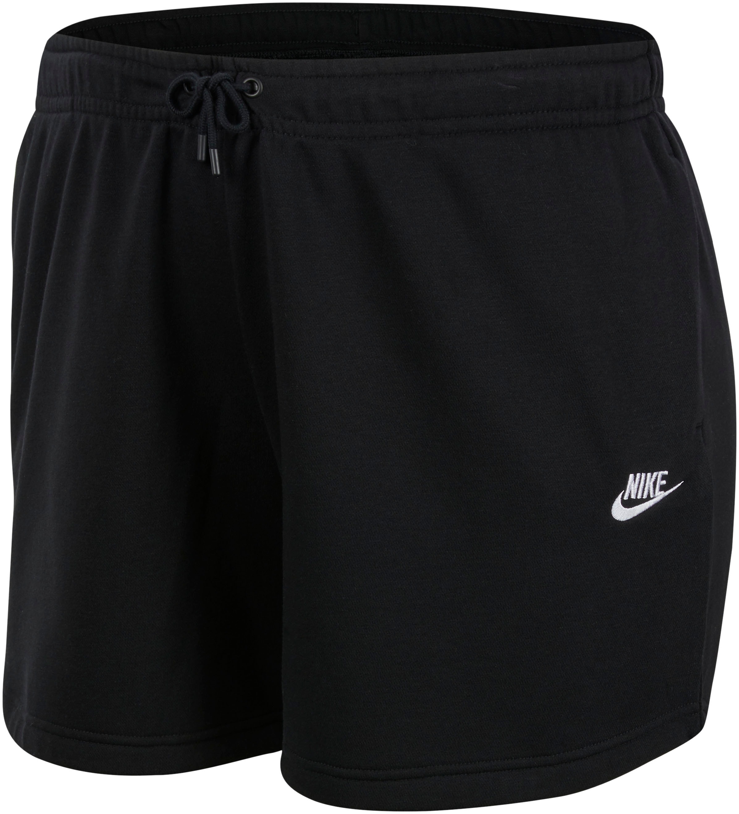 nike white sweatshorts