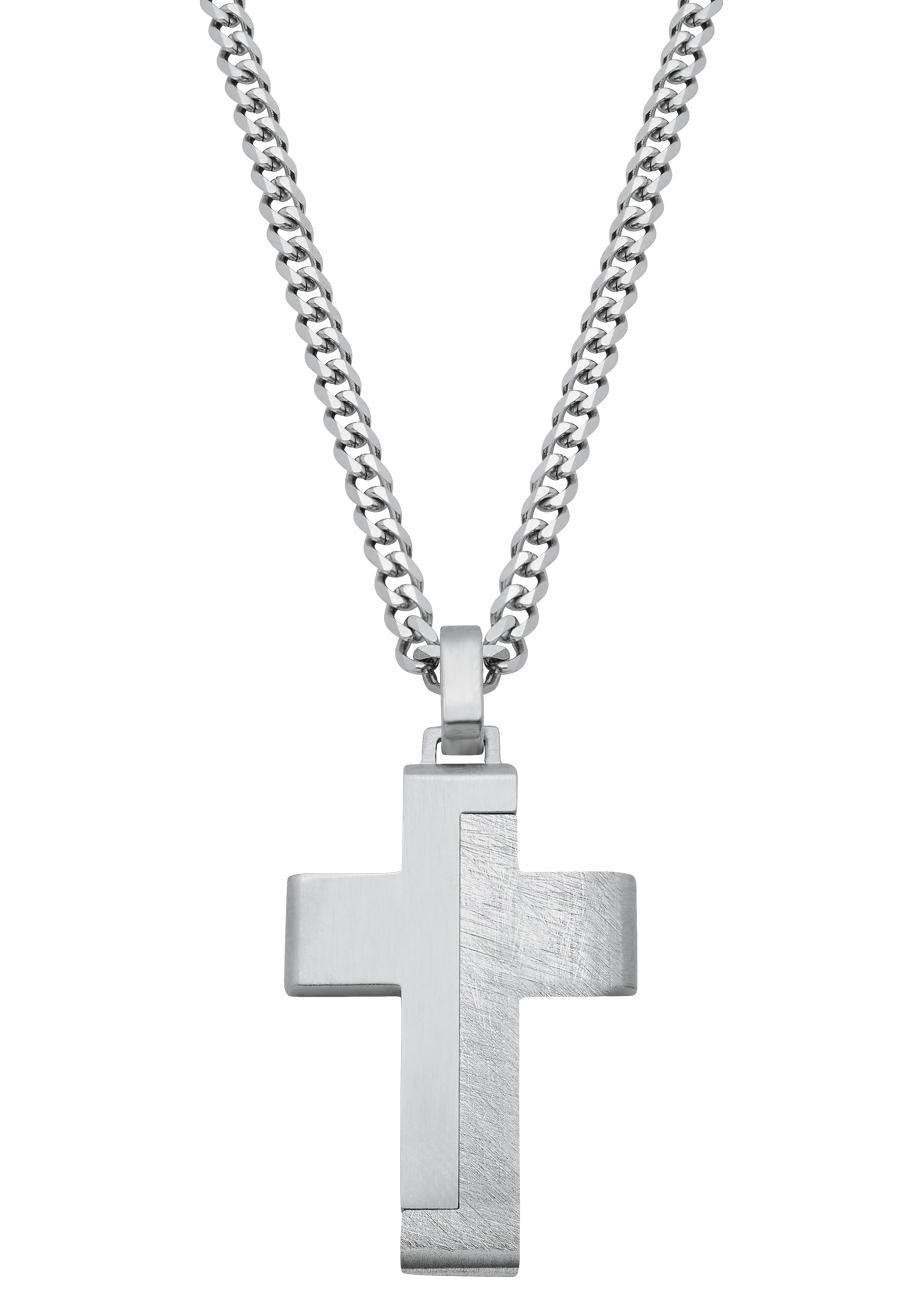 bestellen | 2024253« Anhänger Kette mit Kreuz, I\'m walking »Halskette, s.Oliver