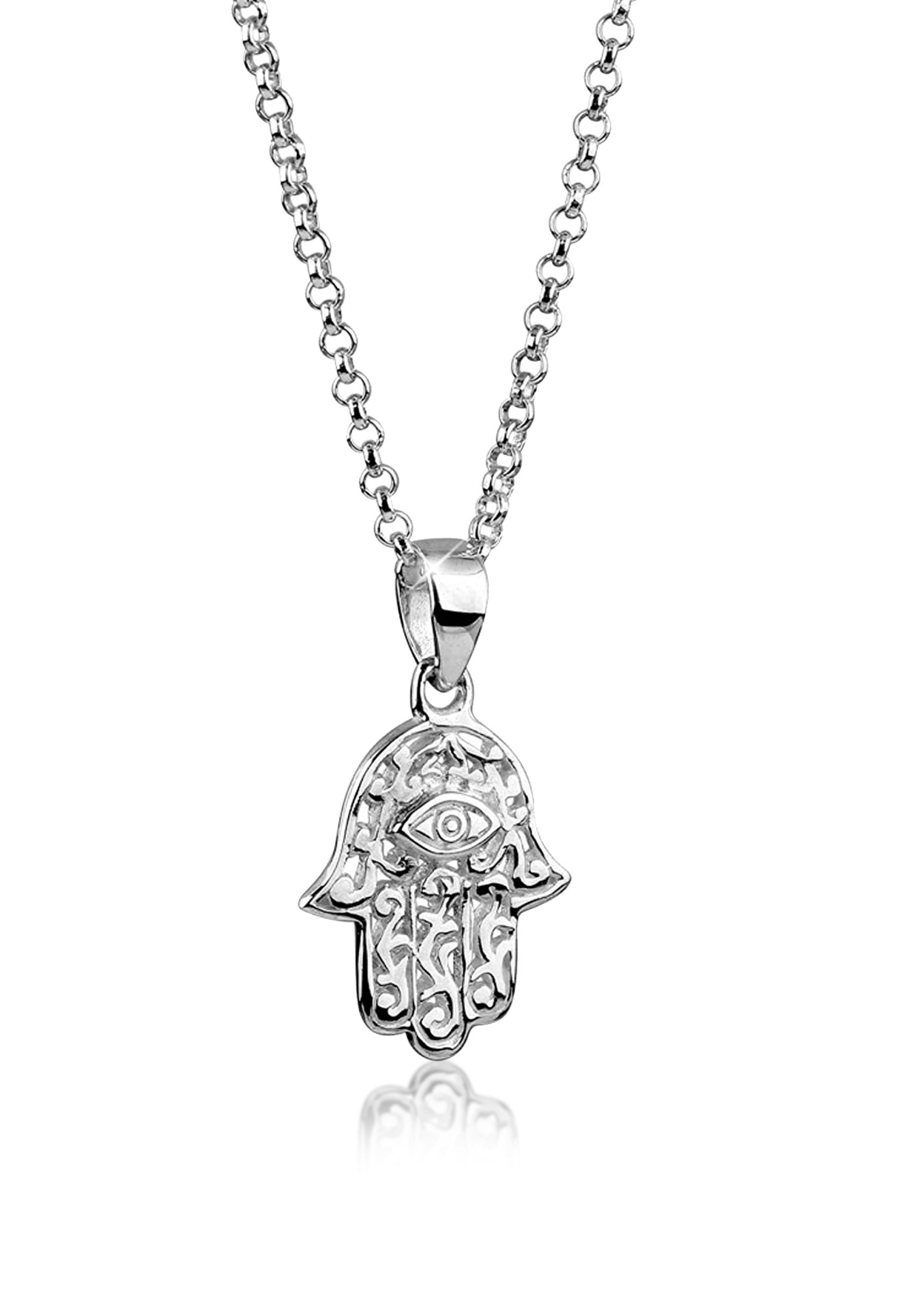 925 Ornament Anhänger I\'m Silber« mit Kette Nenalina Symbol kaufen Anhänger walking Hand »Hamsa | online