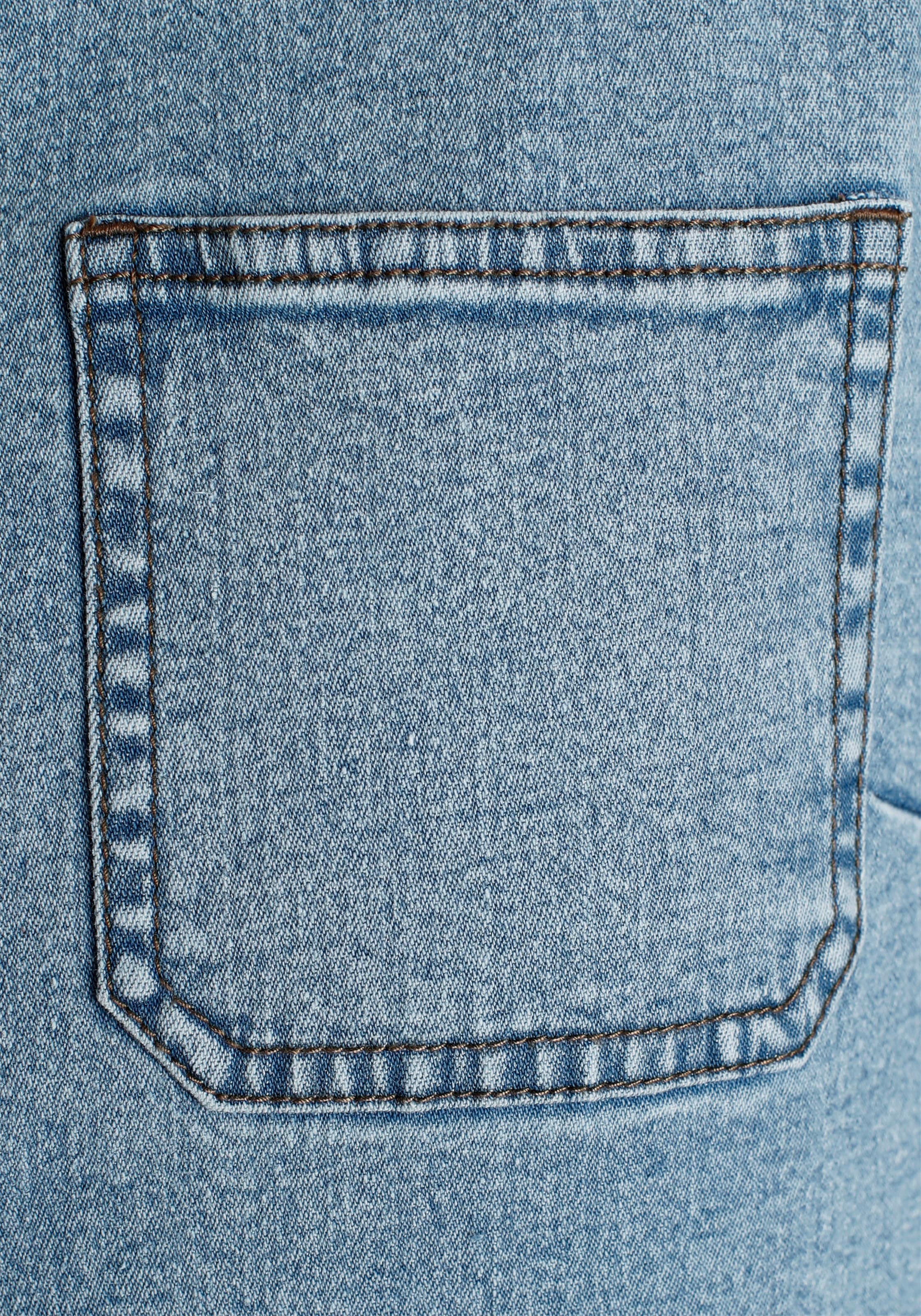 Arizona Jeansjacke »Shacket Denim - geschnitten Weiter bestellen Hemdjacke«