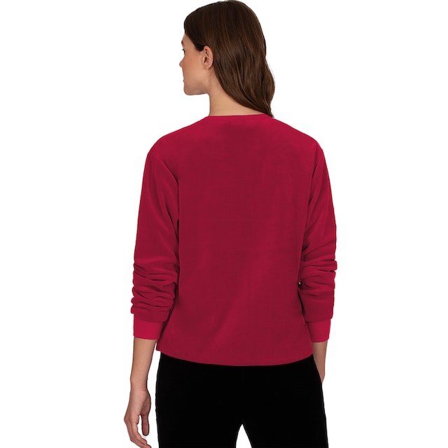 Trigema Sweatshirt »TRIGEMA Nicki-Shirt« online | I'm walking