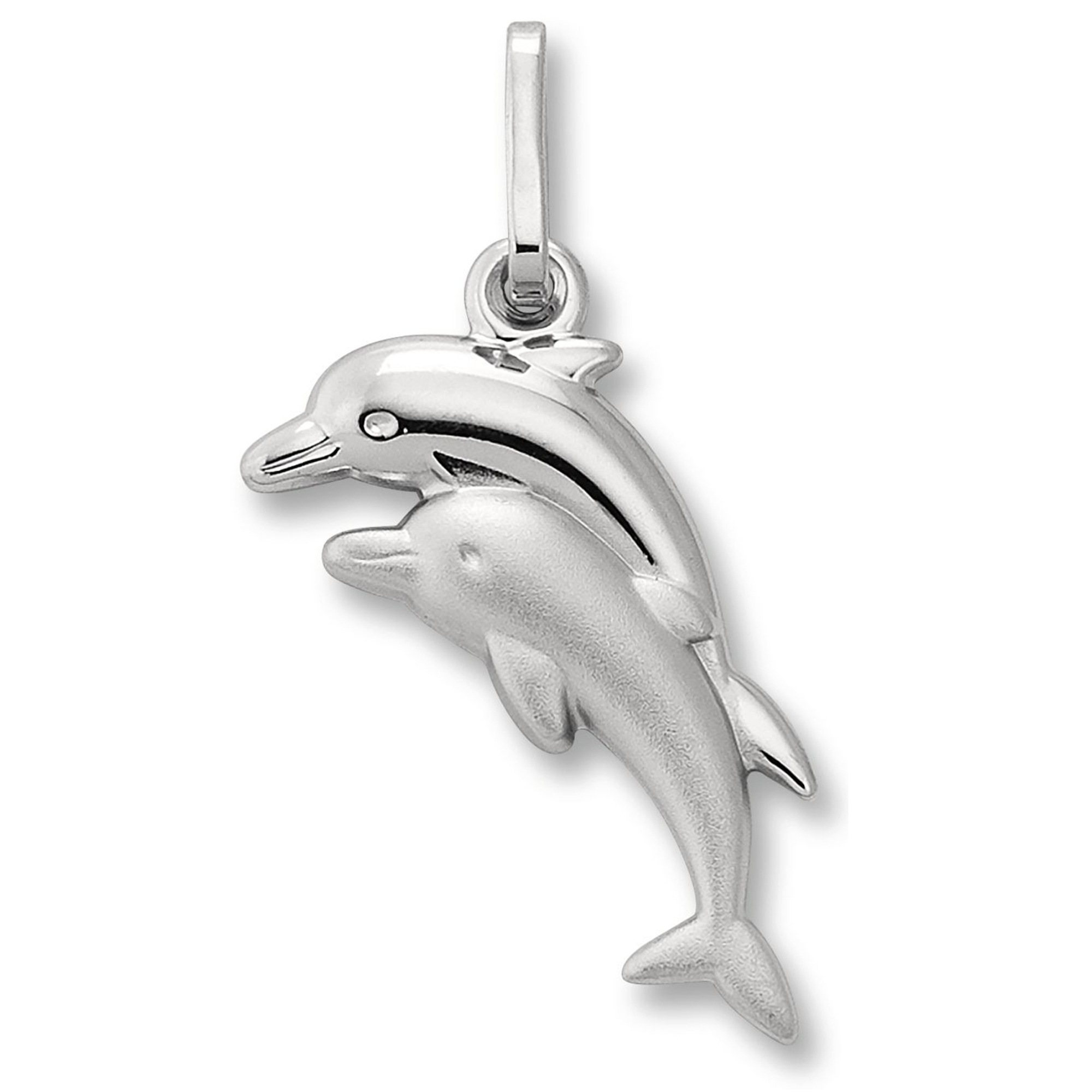 Damen Silber Anhänger »Delfin ONE Kettenanhänger Delfin walking ELEMENT Silber«, Schmuck 925 aus I\'m |