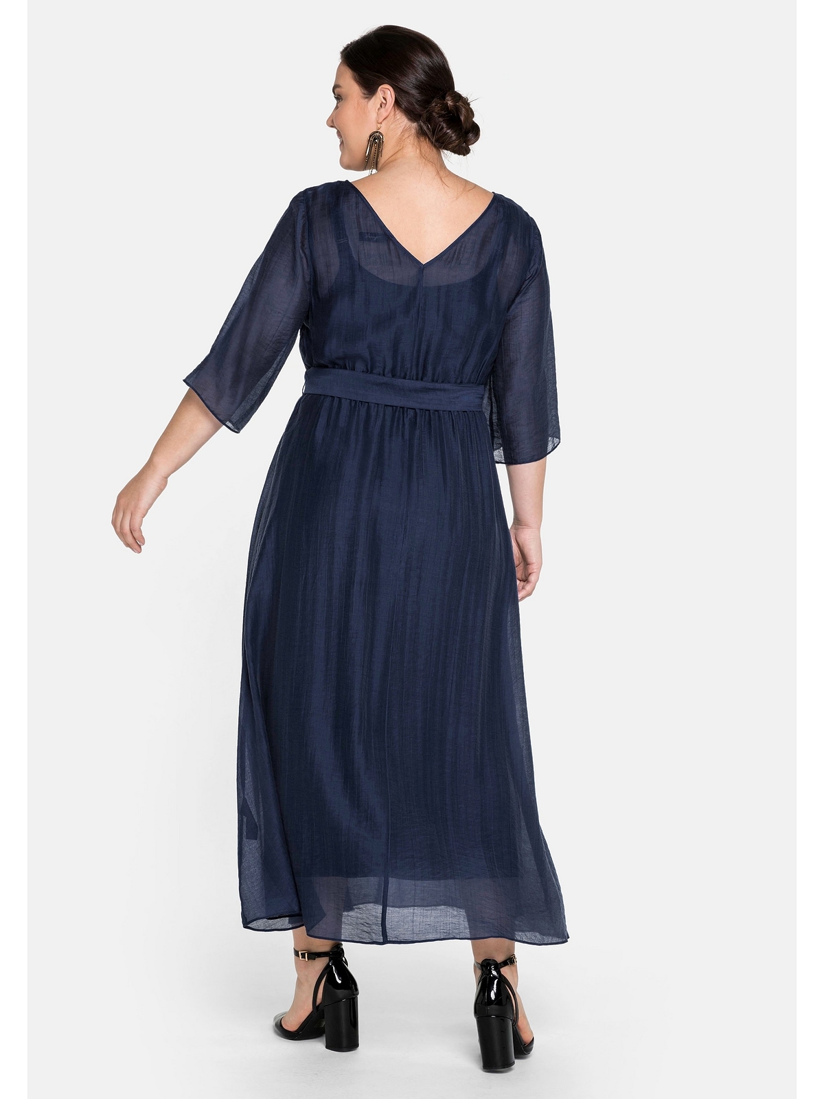Sheego kaufen mit Bindeband sehr in weiter Form Abendkleid lang Größen«, »Große