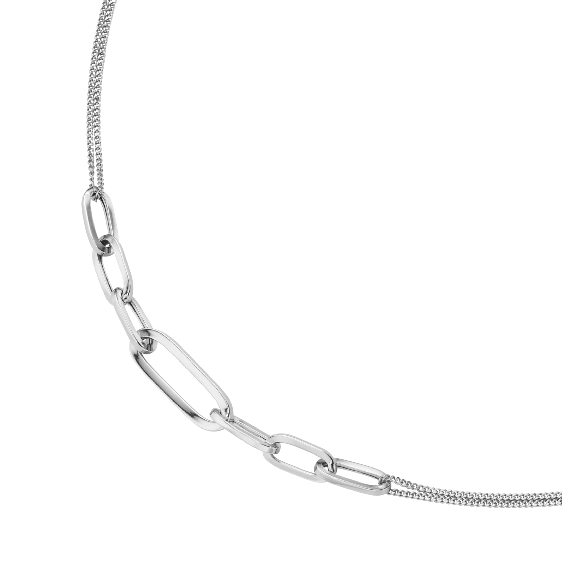 Smart Jewel Collier »Mittelteil ovale Glieder, Panzerkette, Silber 925«  online kaufen | I\'m walking | Silberarmbänder