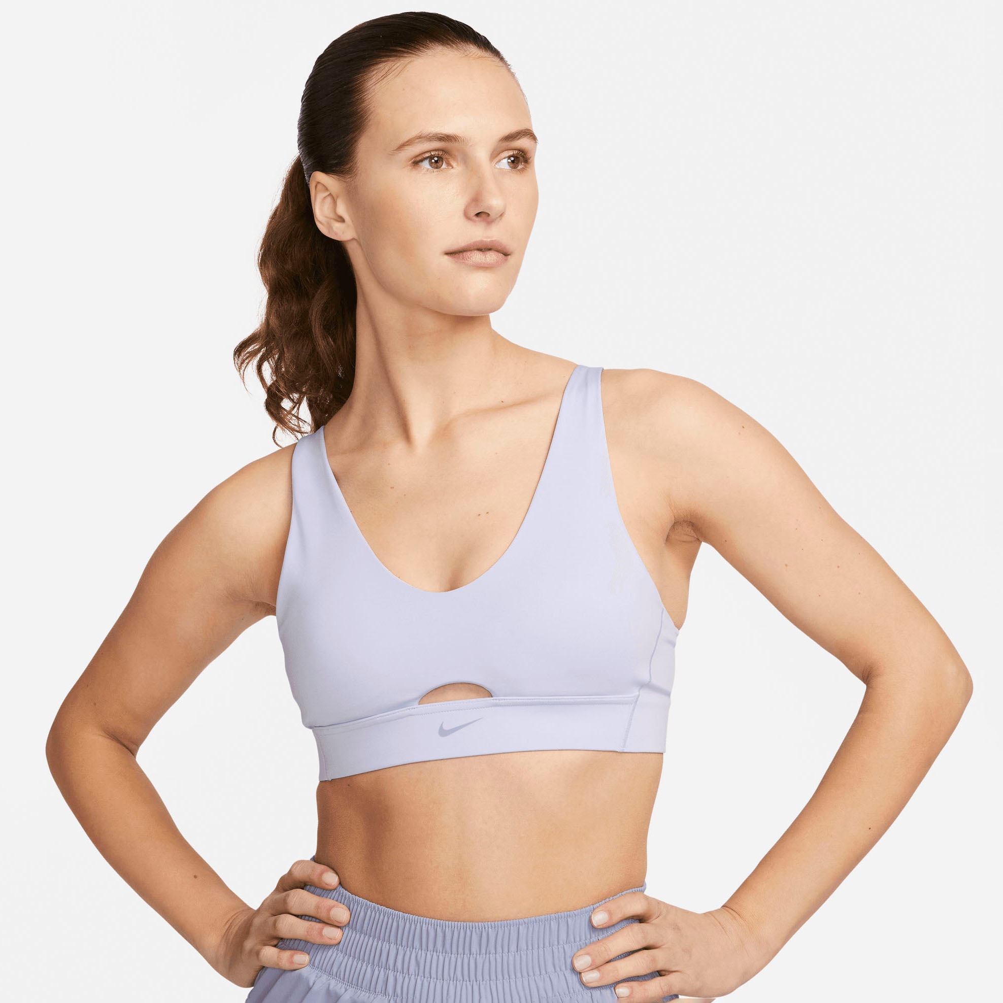 Nike Sport-BH »Dri-FIT Indy Women's Medium-Support Padded Plunge Cutout Sports Bra« kaufen