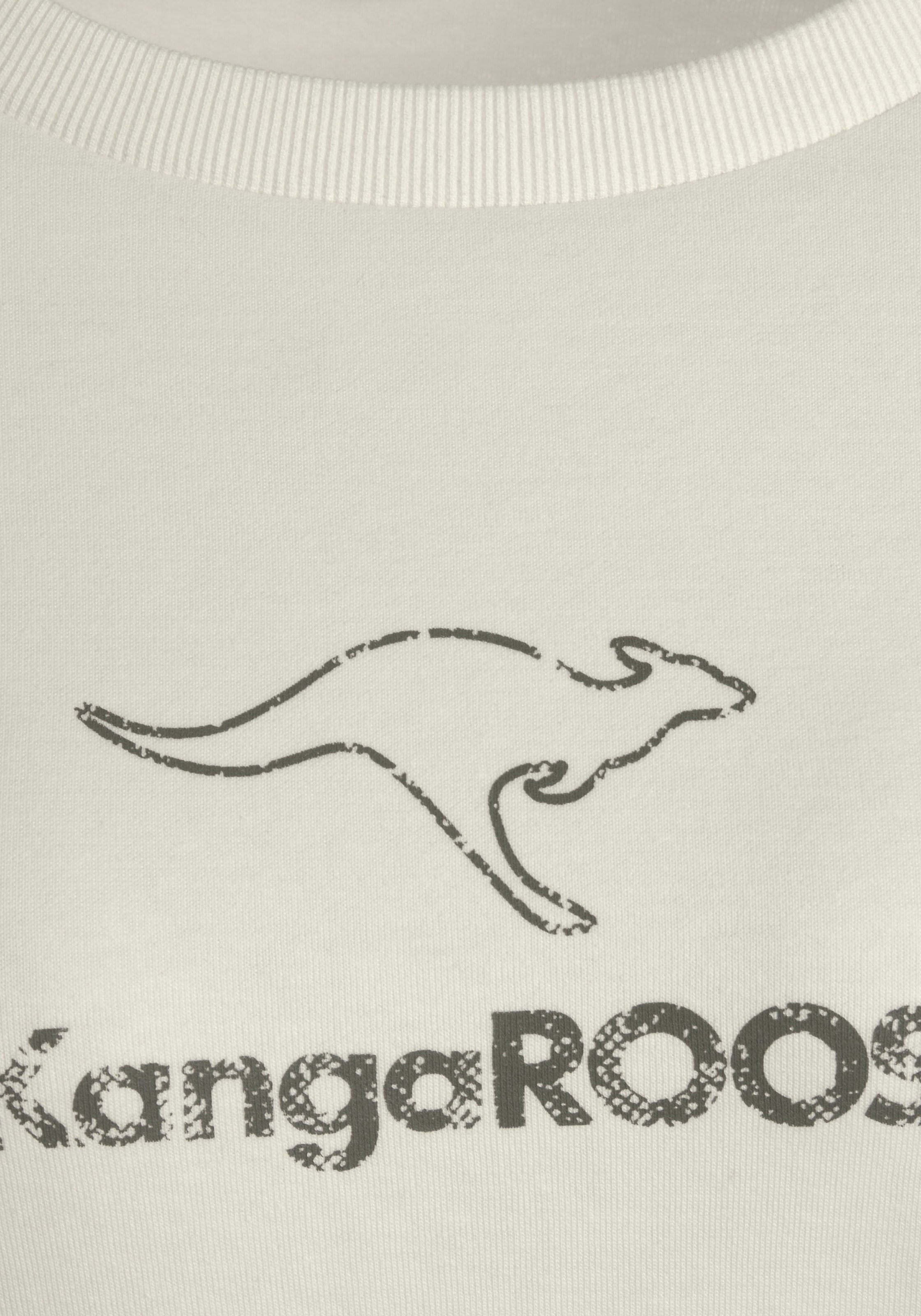 KangaROOS Sweatshirt, mit Loungeanzug kaufen Logodruck, walking Kontrastfarbenem | I\'m