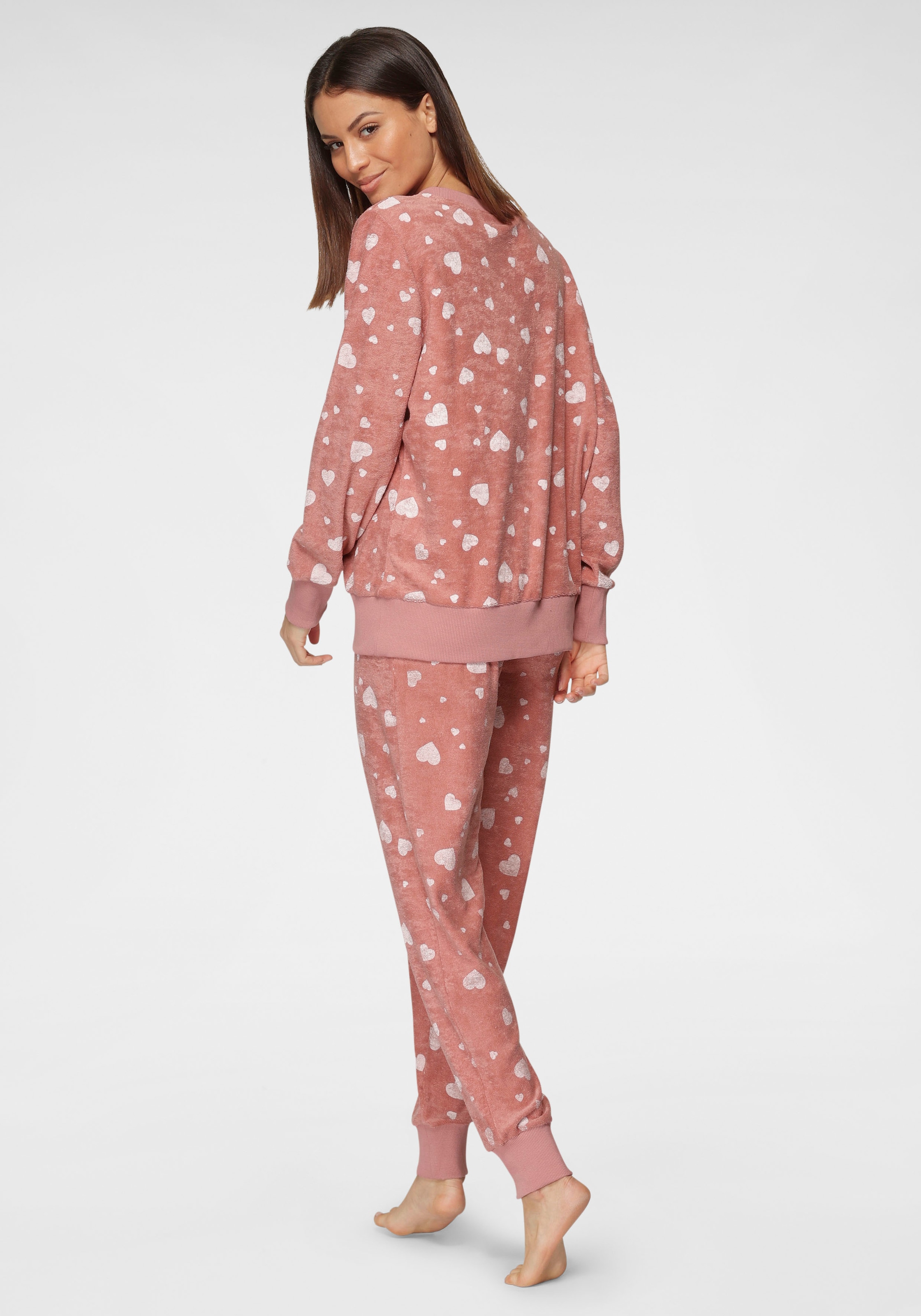 Vivance Dreams Pyjama, (2 tlg., 1 Stück), mit Alloverdruck & Wäsche auf  Rechnung bestellen