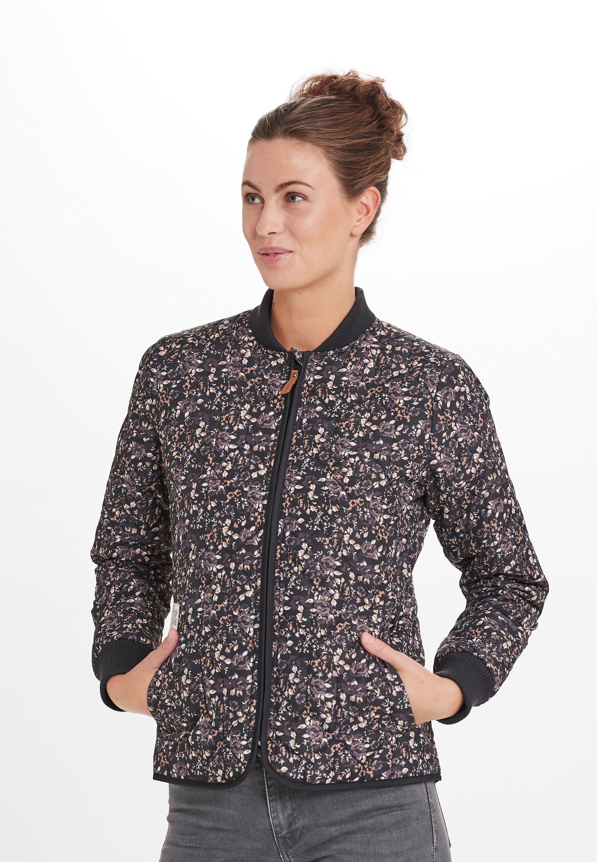 WEATHER REPORT Outdoorjacke »Floral«, floralem online Allover-Muster mit