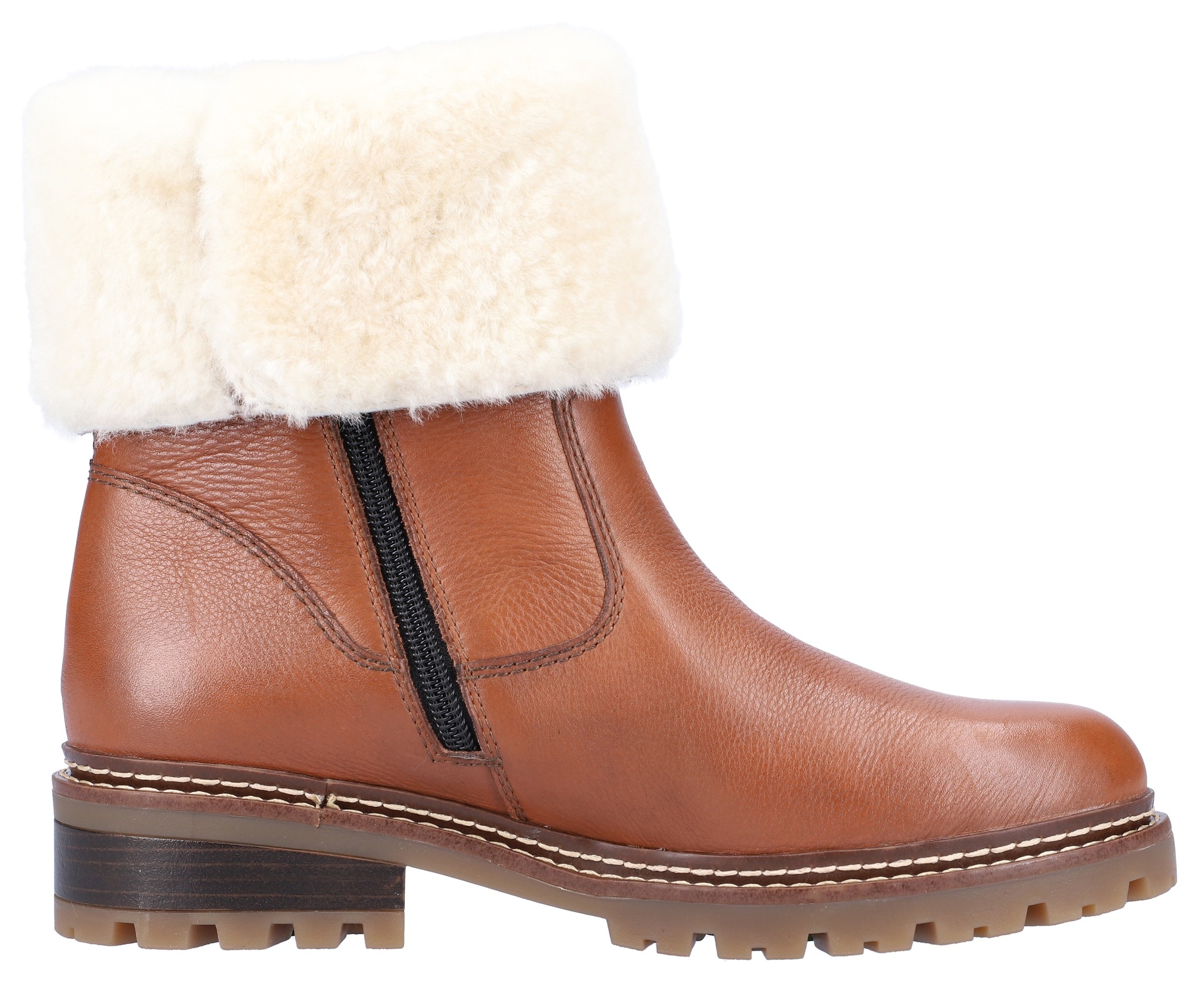Remonte Winterstiefelette, mit Fellimitatbesatz am Schaft