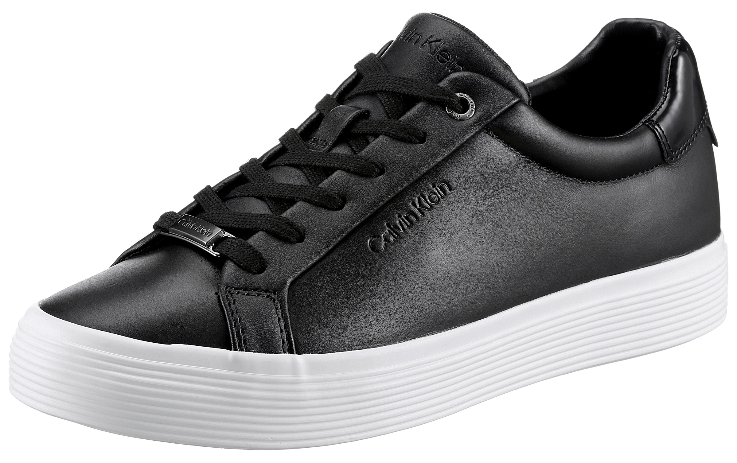 Calvin Klein Plateausneaker »VULC LACE UP«, mit Lackeinsatz im Fersenbereich kaufen