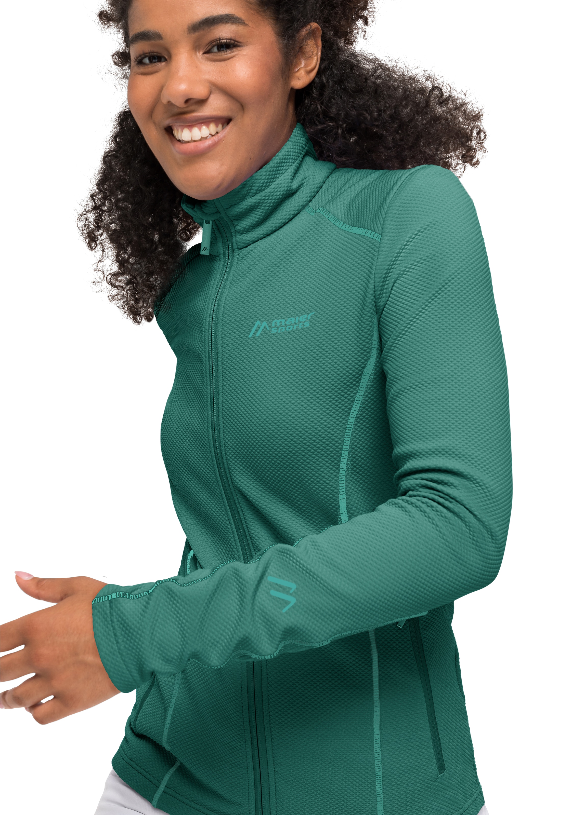 Maier Sports Funktionsshirt Midlayer, als ideal zum warme kaufen Skifahren »Ximena«, Fleecejacke Damen