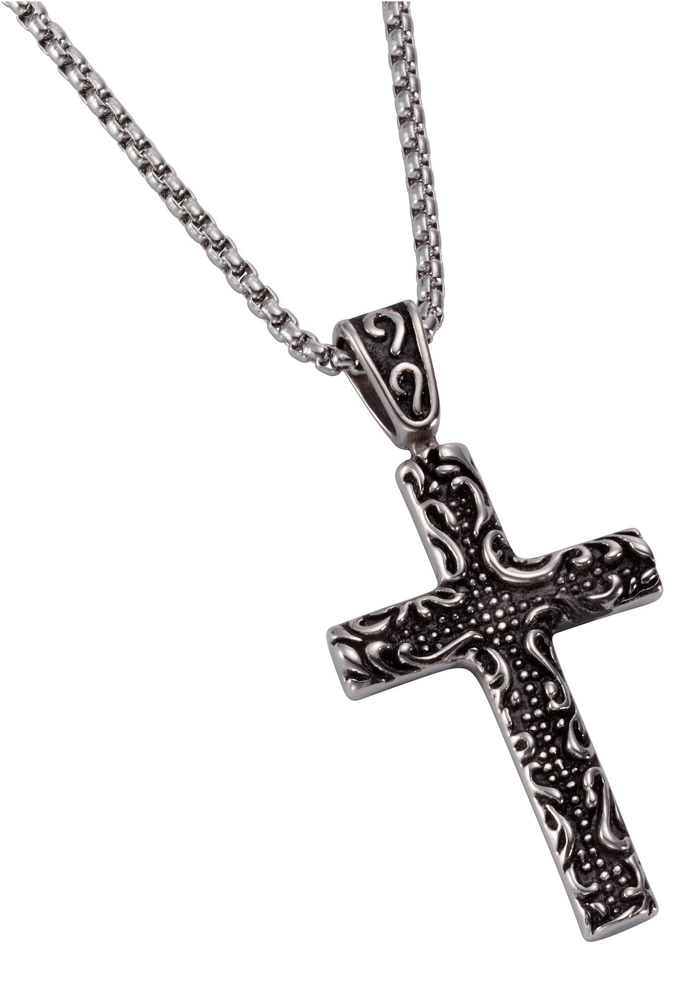 J.Jayz Kette mit Anhänger »Halskette Kreuz used look« kaufen | I'm walking