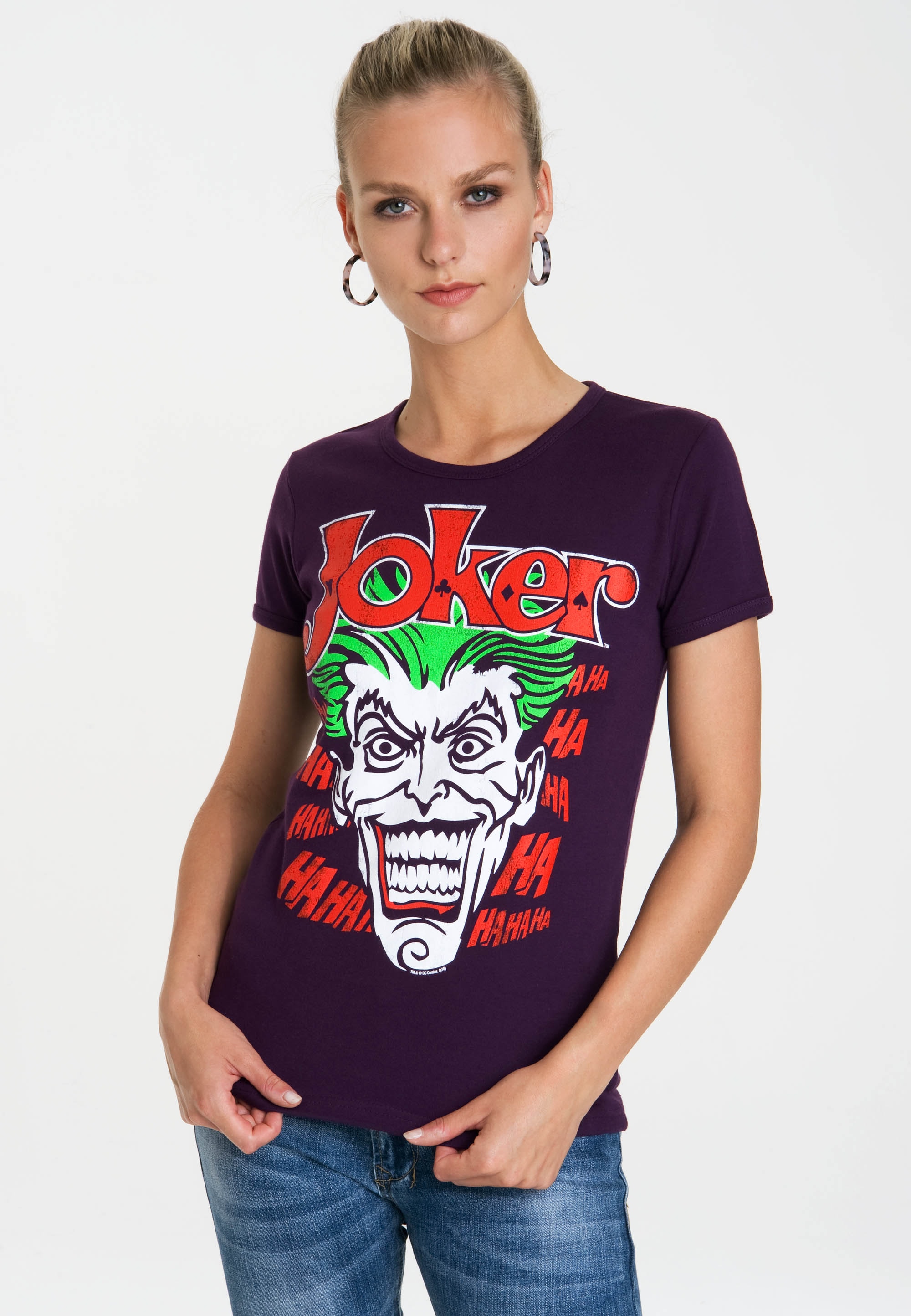 mit | »Joker I\'m lizenziertem Originaldesign T-Shirt bestellen - Batman«, LOGOSHIRT walking