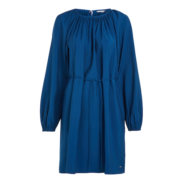 Tommy Hilfiger Blusenkleid »TEXTURED MODAL SHORT DRESS«, mit Taillenbund  online kaufen | I'm walking