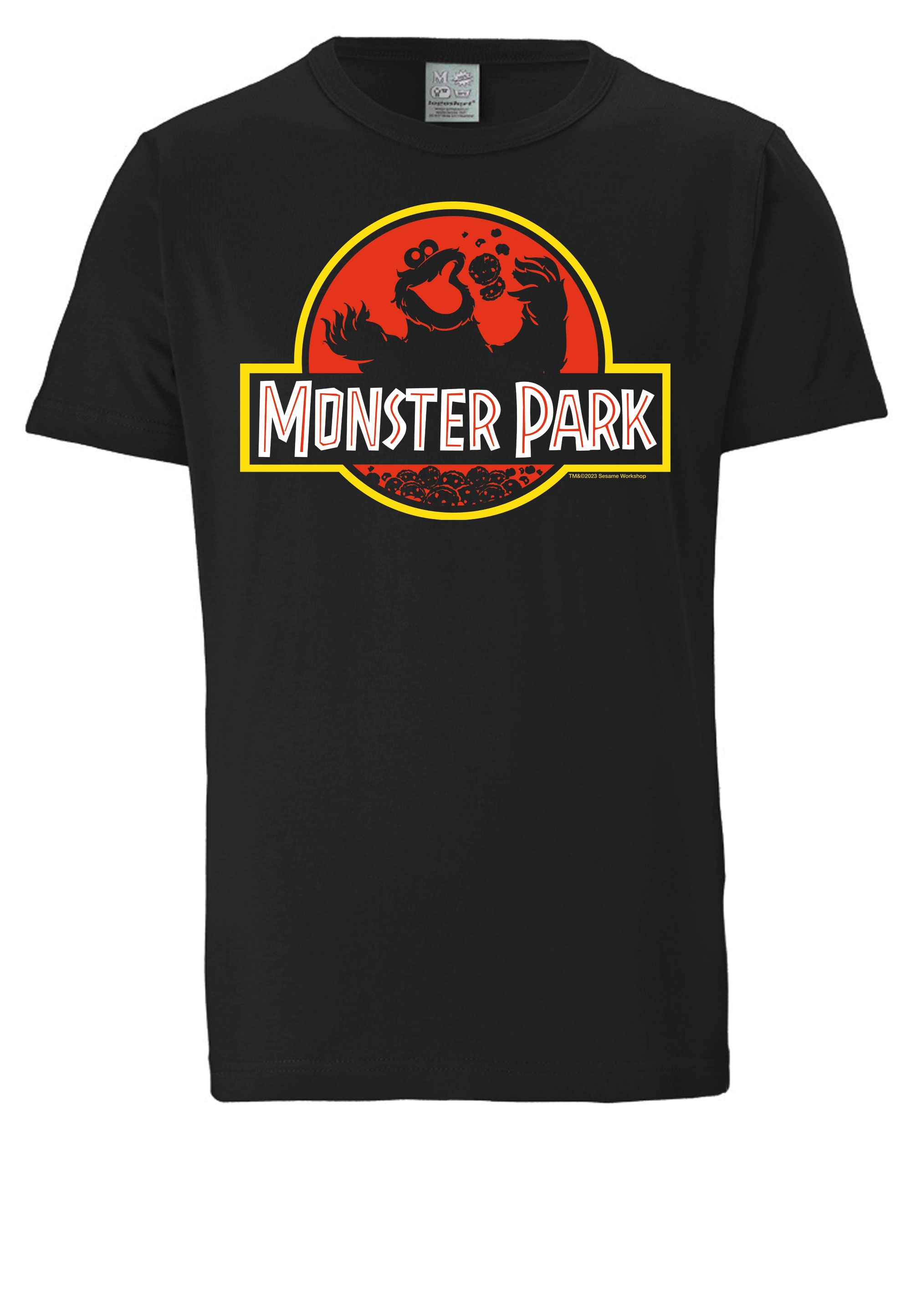 walking LOGOSHIRT | Monster coolem »Sesamstrasse I\'m online mit Print T-Shirt Krümelmonster Park«,