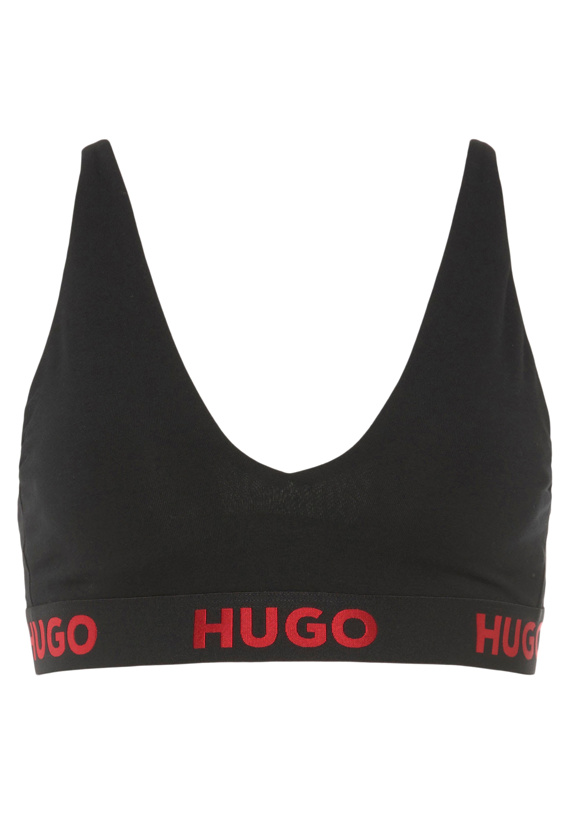 HUGO Triangel-BH »TRIANGLE PADD.SPORTY«, Wäsche & bestellen auf Rechnung Logobündchen mit
