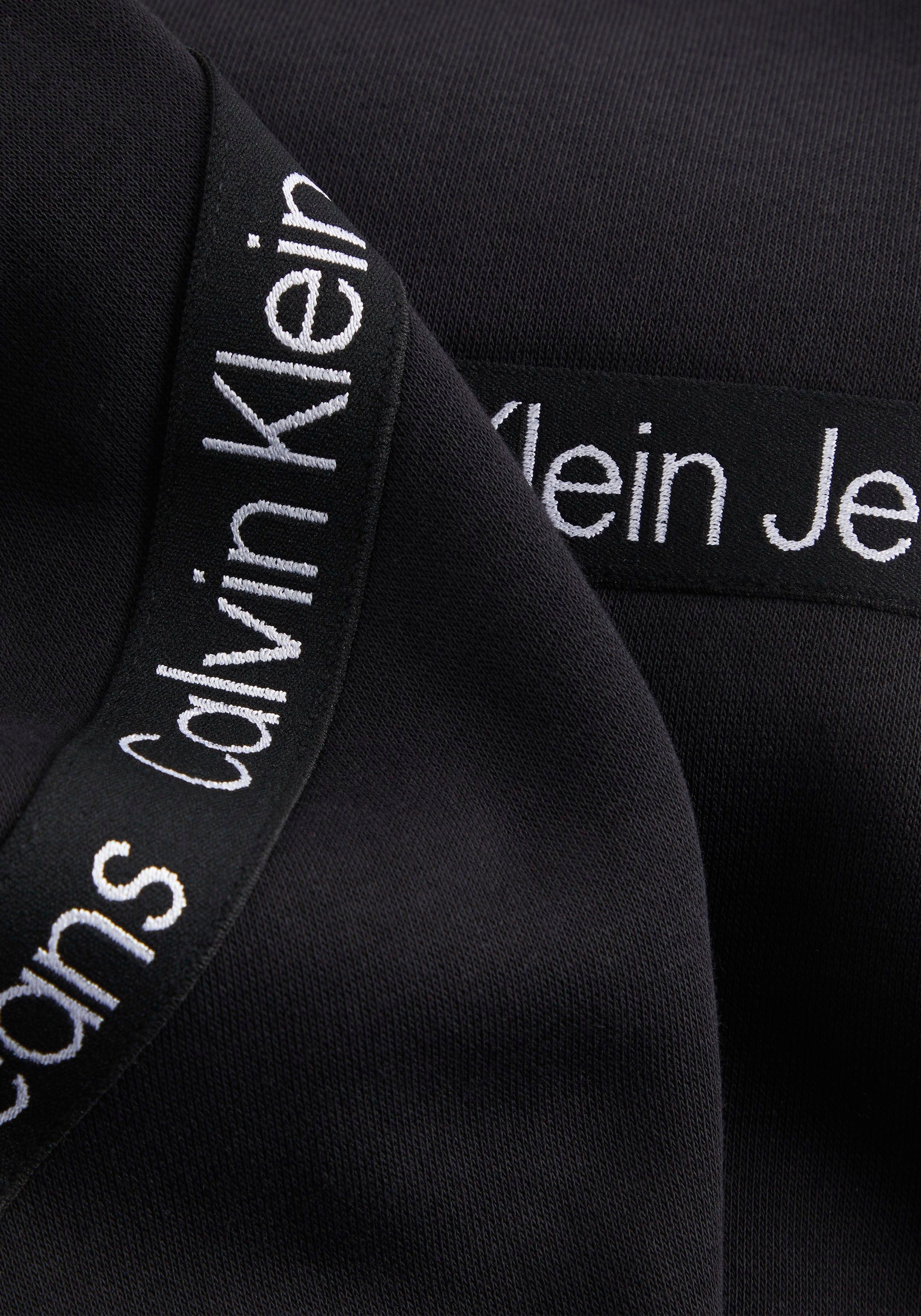 Klein | walking Sweatshirt, shoppen mit Calvin Applikationen I\'m Jeans Logo-Tape