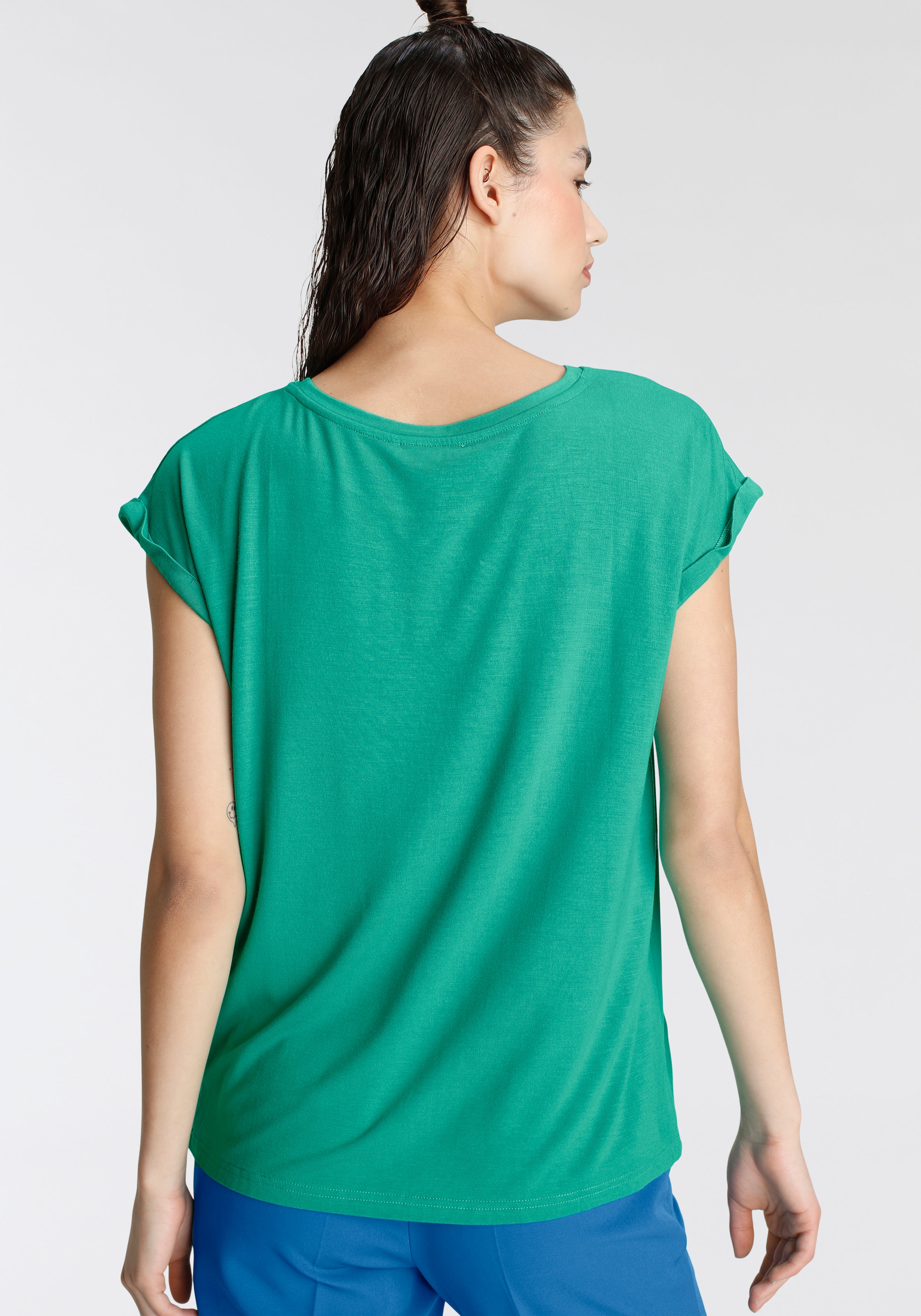 Tamaris T-Shirt, mit Rundhalsausschnitt shoppen | I\'m walking