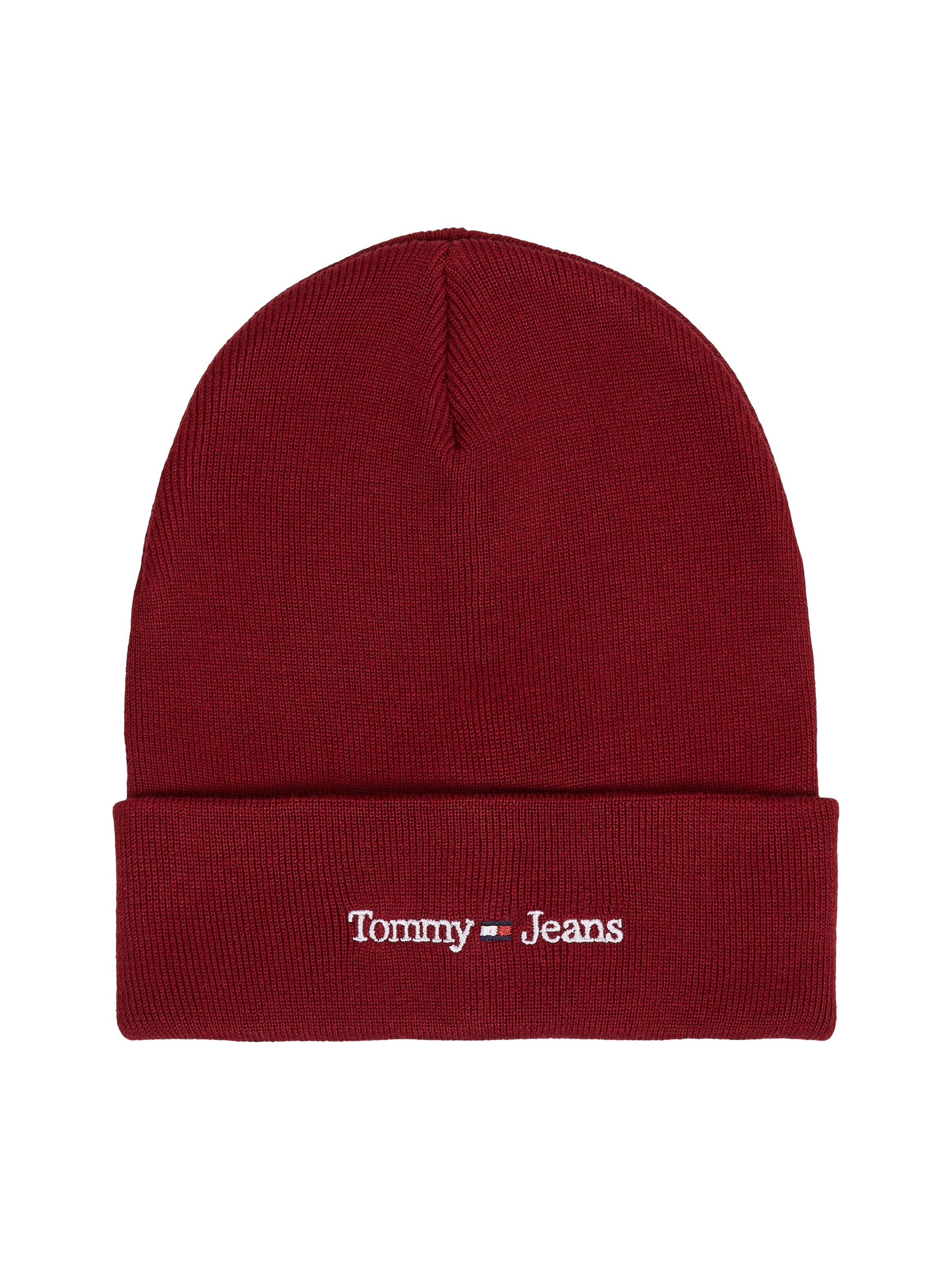 Tommy Jeans Beanie »TJW SPORT BEANIE«, Logo- Beanie aus Rippstrick online  kaufen | I\'m walking