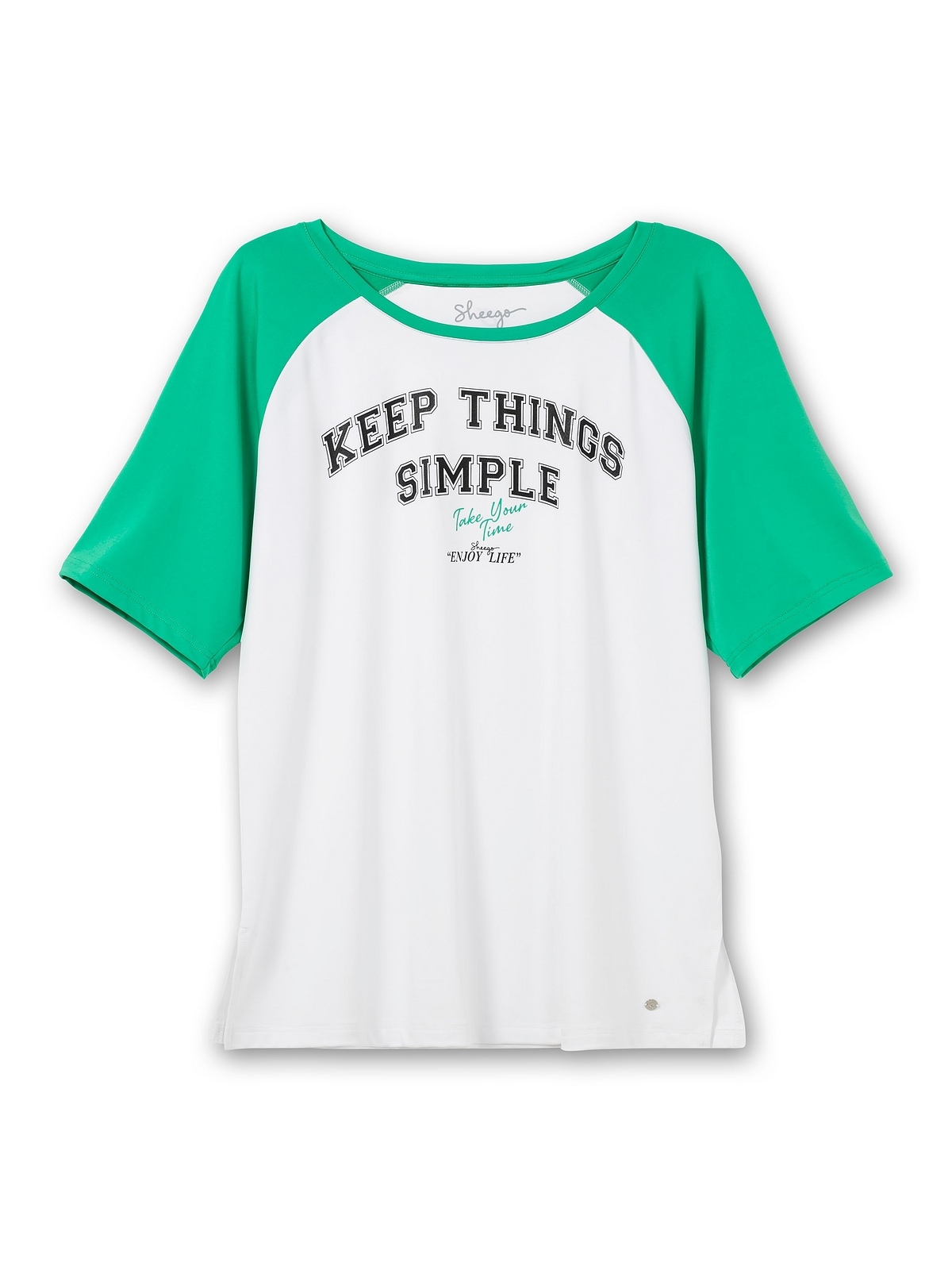 Sheego T-Shirt »Große Größen«, im College-Look, aus Funktionsware shoppen |  I\'m walking