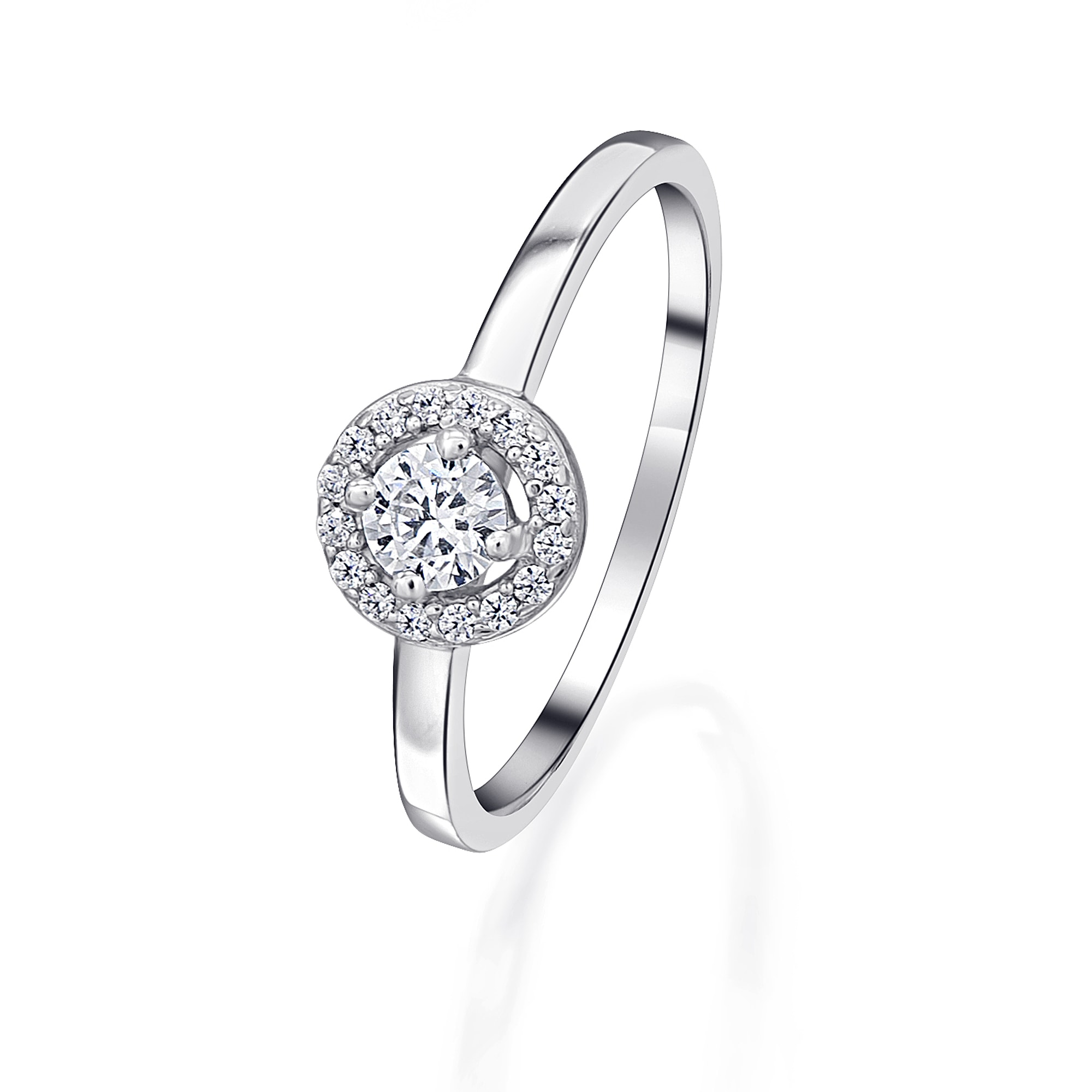 ONE ELEMENT Diamantring »0,26 ct Diamant Brillant Invisible Ring aus 585  Weißgold«, Damen Gold Schmuck Invisible online kaufen | I\'m walking