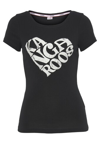 KangaROOS Print-Shirt, mit herzlichem Retro-Logoprint - NEUE KOLLEKTION kaufen