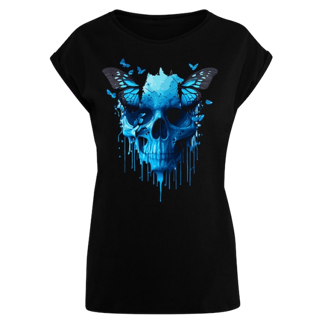 F4NT4STIC T-Shirt »Totenkopf mit Schmetterling«, Print kaufen | I\'m walking
