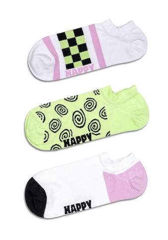 Happy Socks Sneakersocken, (Set, 3 Paar), mit verspielten Motiven