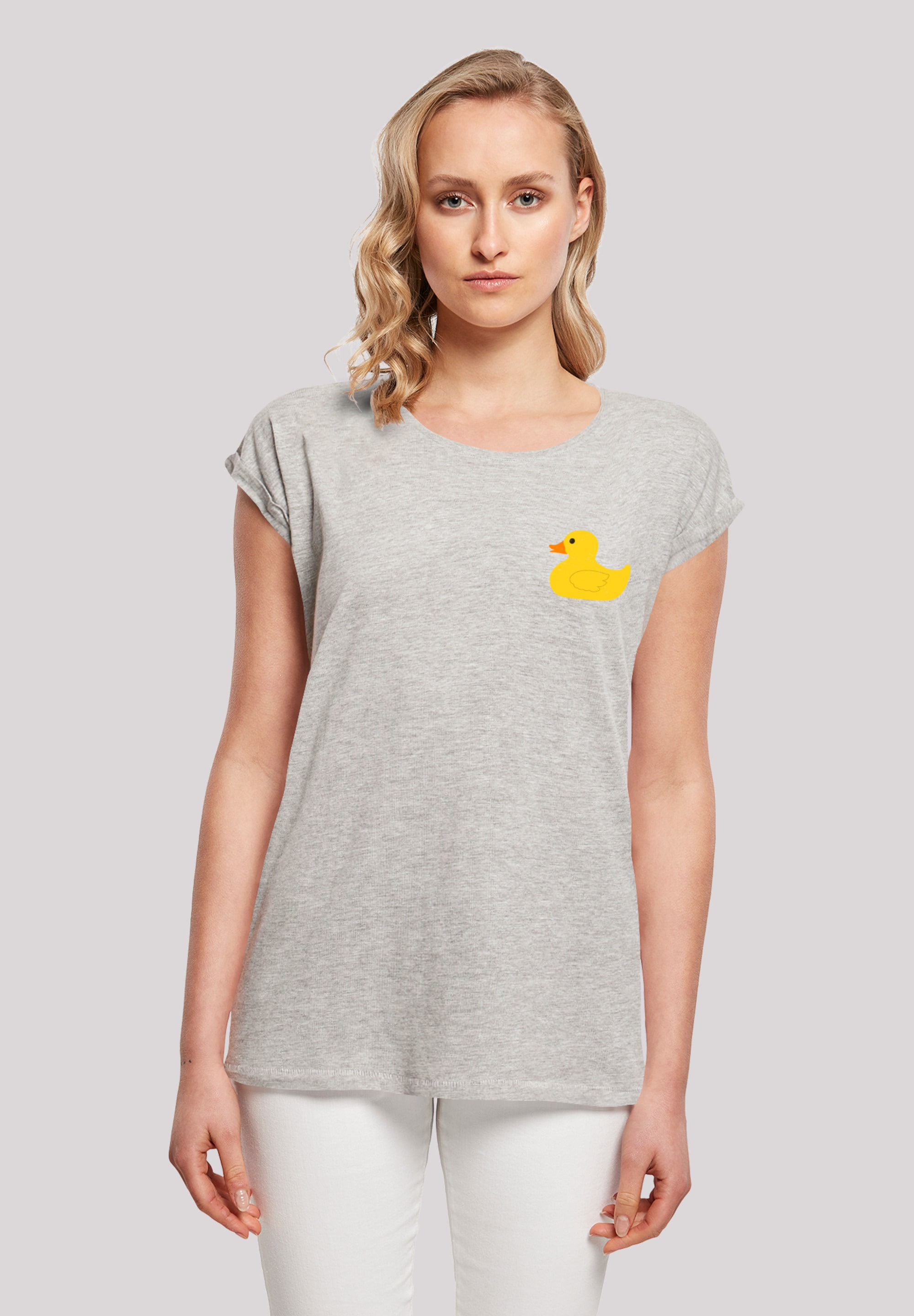 Duck Rubber T-Shirt Print SHORT SLEEVE«, F4NT4STIC shoppen »Yellow