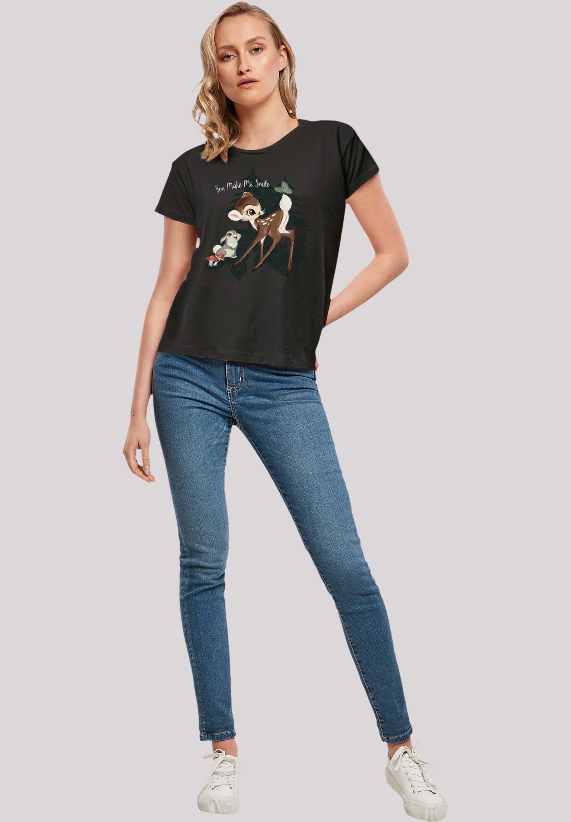 F4NT4STIC T-Shirt »Disney Bambi Premium Smile«, Qualität | I\'m walking