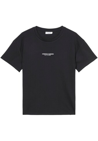 Marc O'Polo DENIM T-Shirt, mit Label-Print vorn kaufen