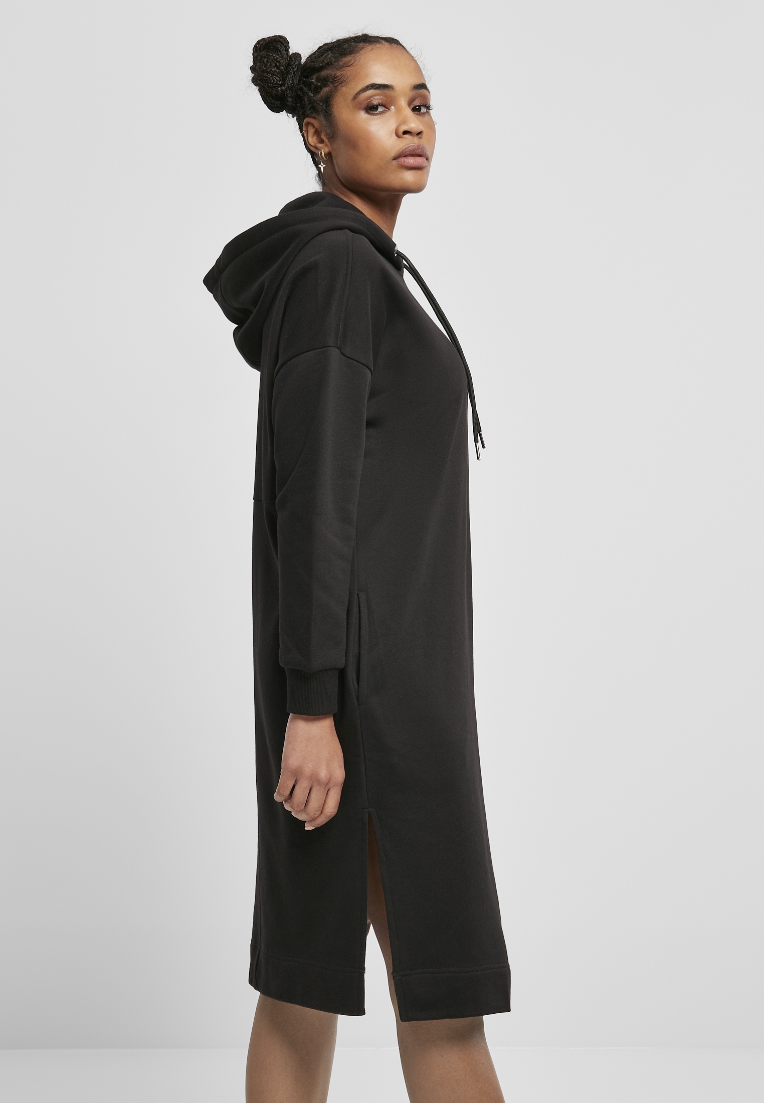 Hoody Dress«, Black »Damen Long (1 Starter Ladies walking Label tlg.) I\'m Jerseykleid Starter | bestellen