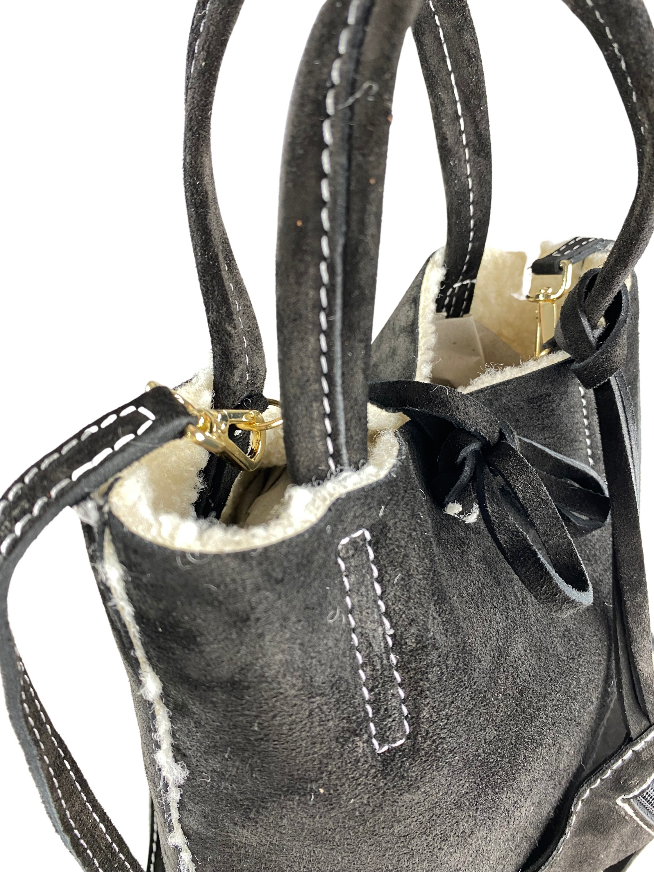 COLLEZIONE ALESSANDRO Umhängetasche Mini Bag, aus weichem Wildleder