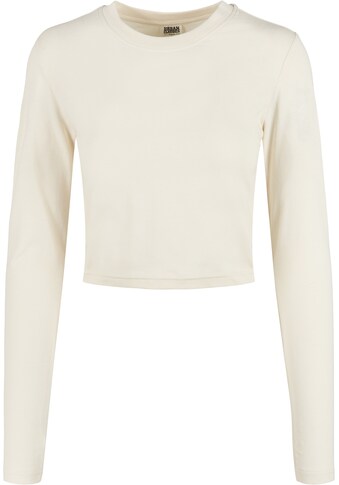 URBAN CLASSICS Langarmshirt »Urban Classics Damen Ladies Organic Cropped Longsleeve« kaufen