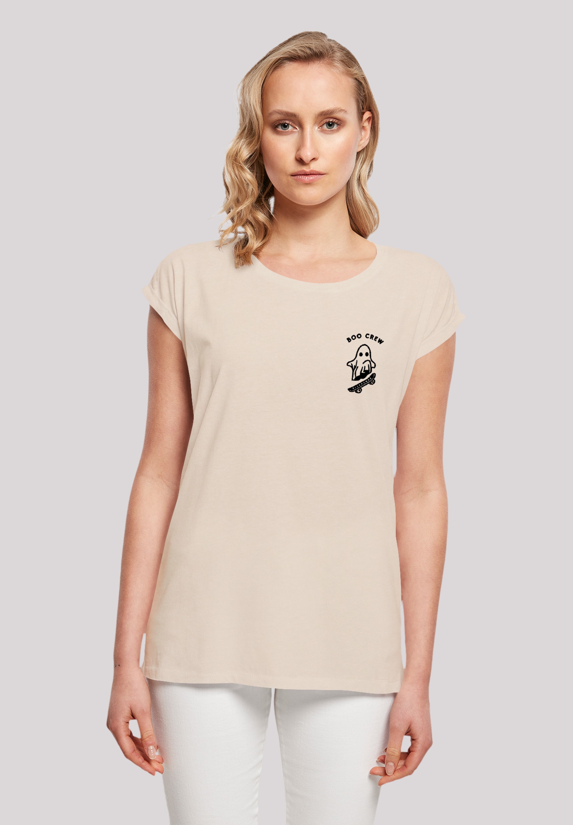 online »Boo Crew T-Shirt kaufen walking I\'m Print F4NT4STIC | Halloween«,