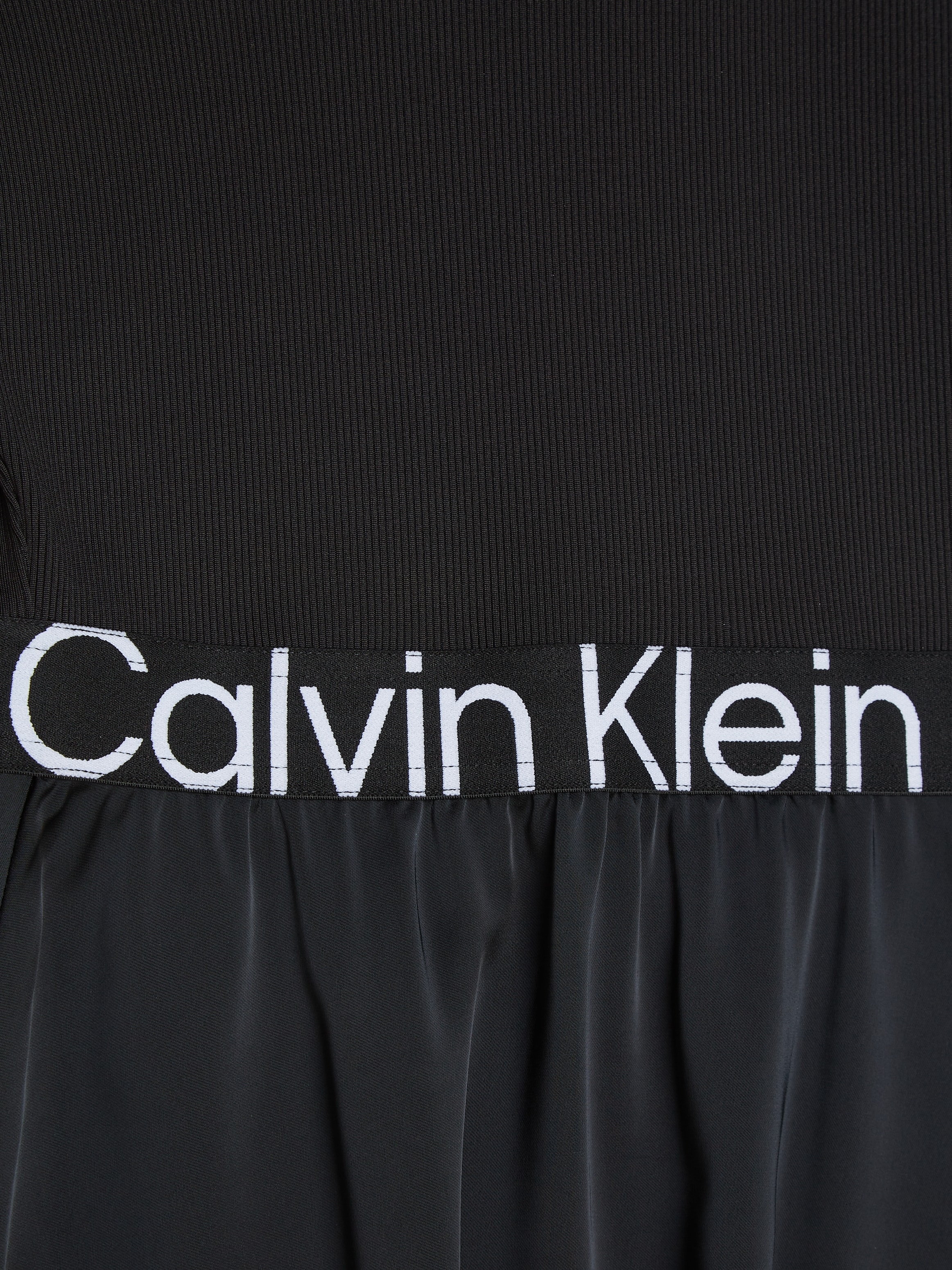 Calvin Klein Jeans Blusenkleid »LOGO ELASTIC LS DRESS« online kaufen | I'm  walking