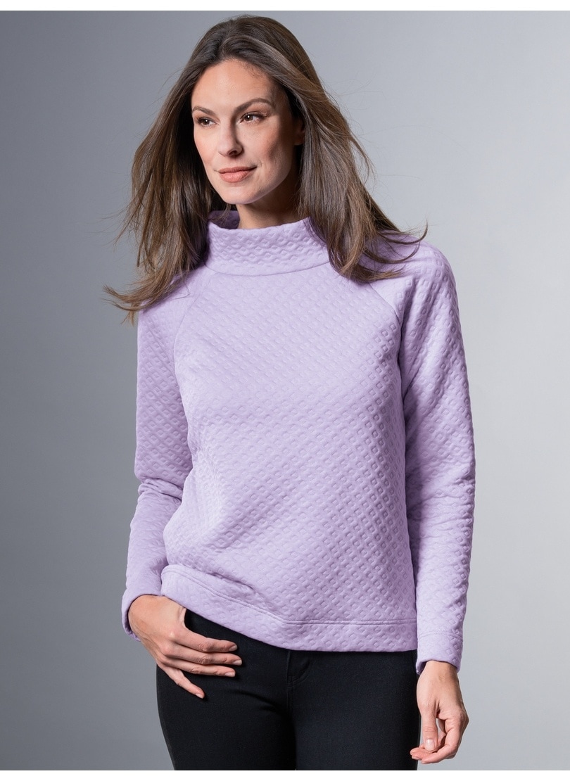 Trigema Sweatshirt »TRIGEMA Sweatshirt in Jacquard-Strick-Qualität« online  kaufen | I\'m walking