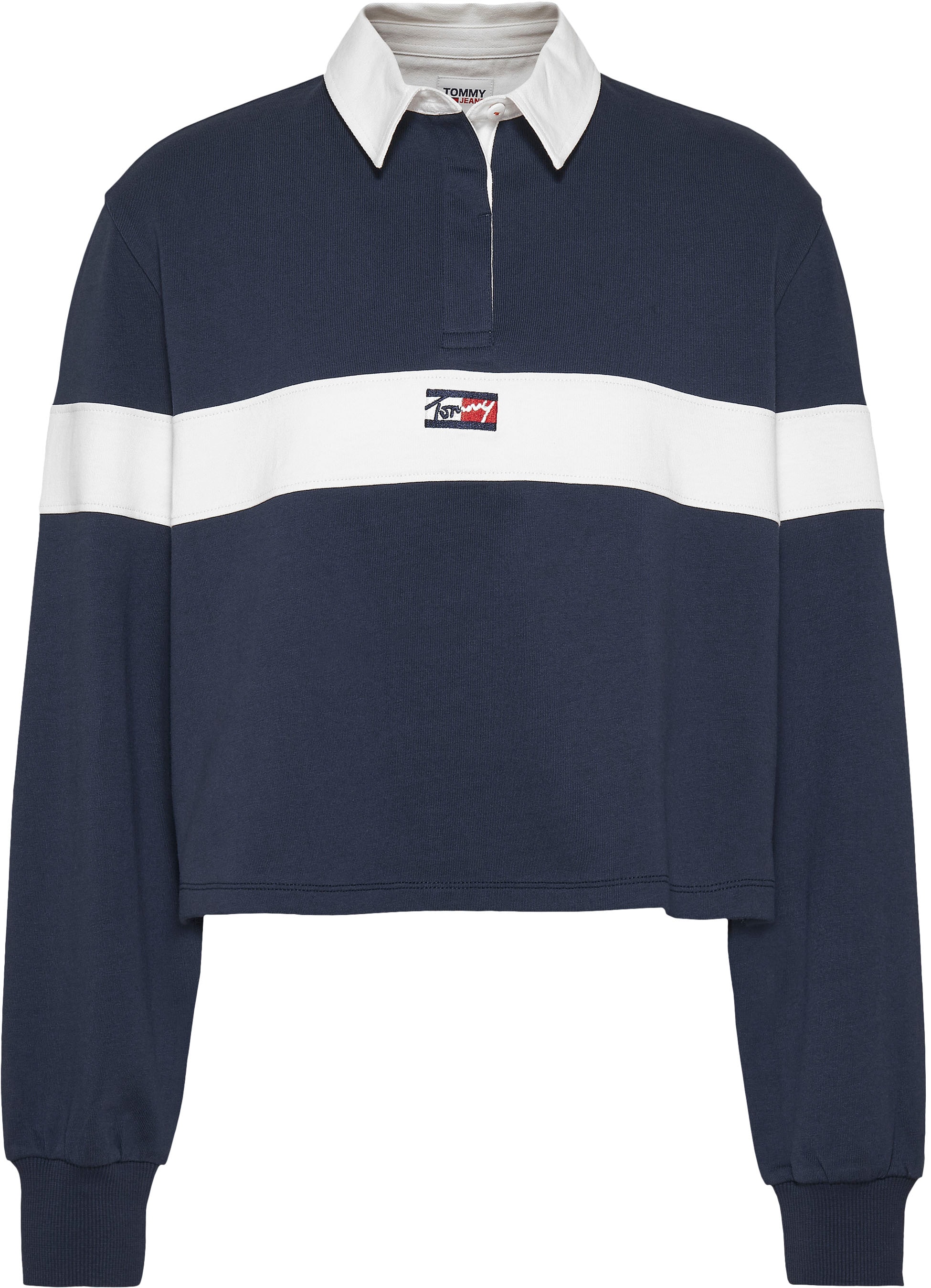 tommy jeans badge polo