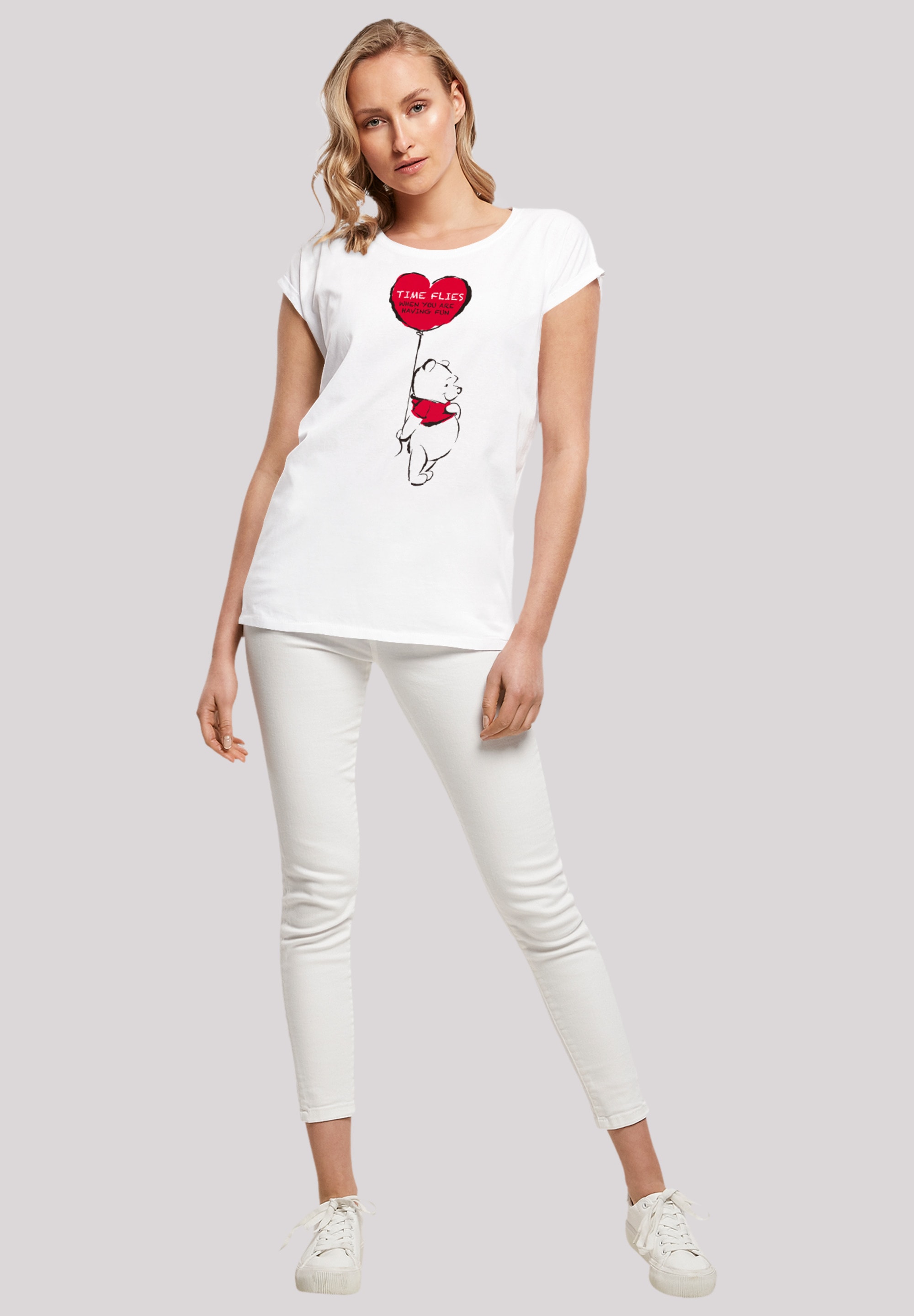 T-Shirt online Qualität kaufen Winnie »Disney Flies«, walking Puuh Time I\'m | F4NT4STIC Premium
