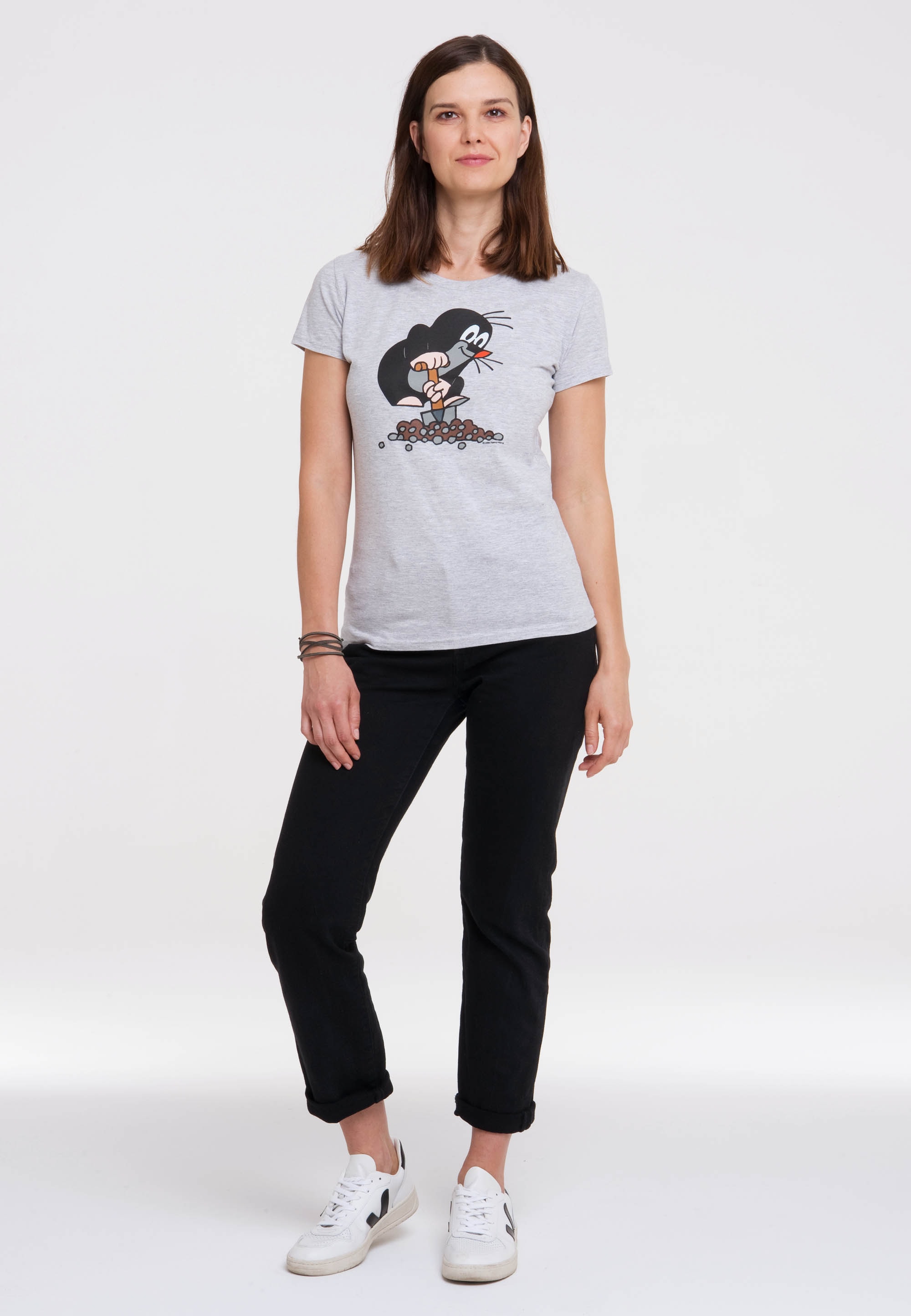 I\'m Originaldesign »Der Maulwurf«, T-Shirt LOGOSHIRT online | walking lizenziertem kleine mit